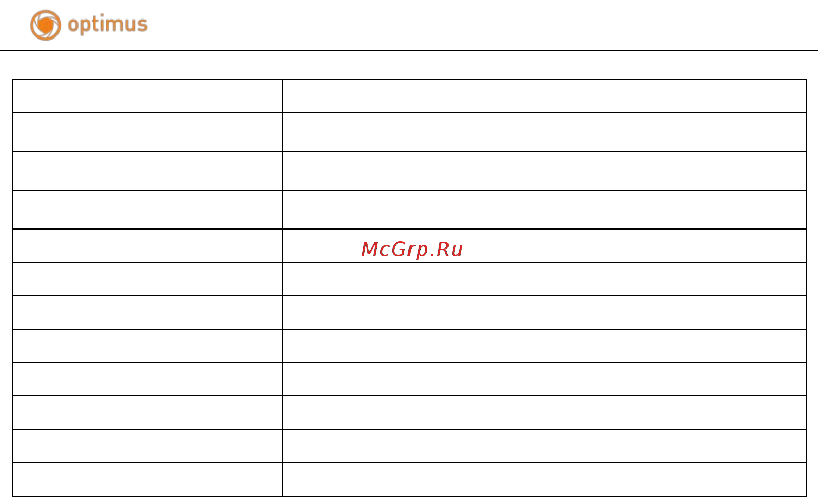 Optimus IP-E022.1(2.8-12)PE Спецификация онлайн [2/2] 495240
