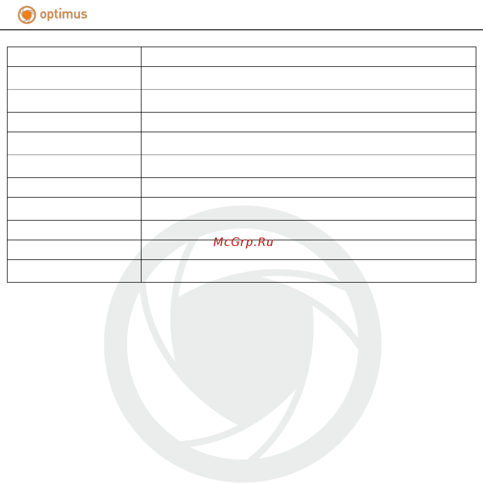 Optimus IP-E015.0(2.8-12)P Спецификация онлайн [2/2] 495253