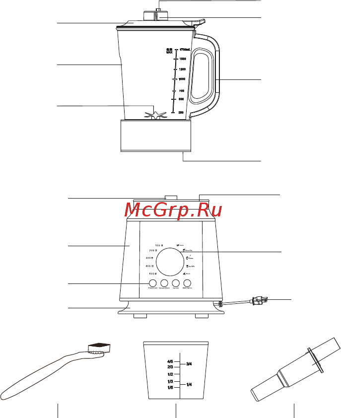 Garlyn V-1000 [7/18] Схема устройства и описание комплектующих