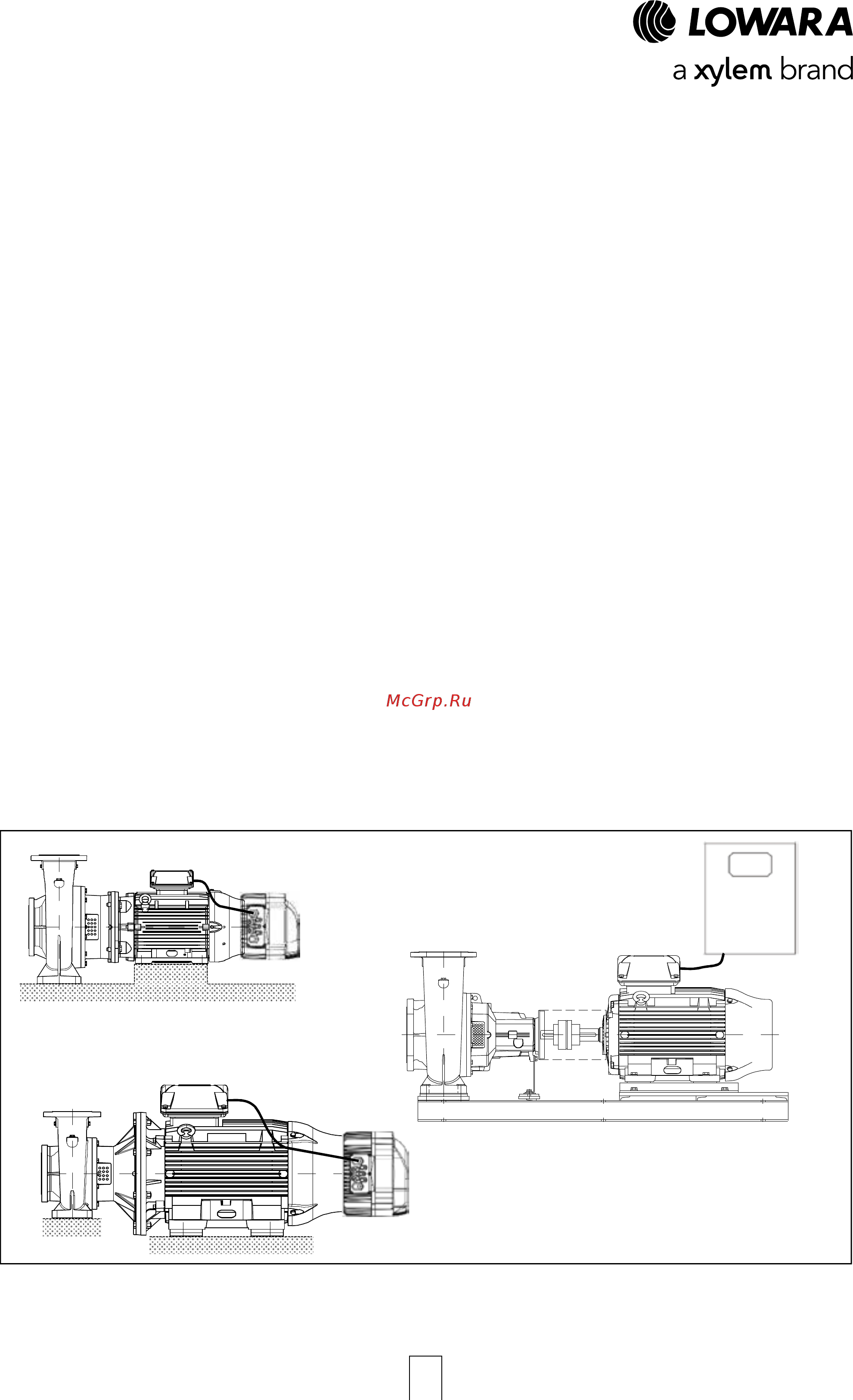 Lowara NSCE 40-160/07/X45 RCS4 [174/204] Nsc h series e nsc with hydrovar