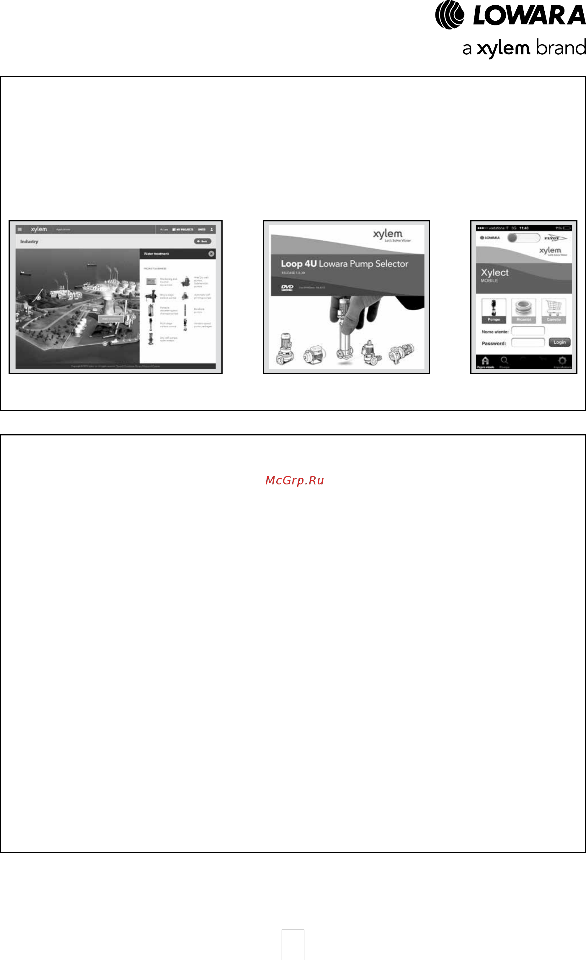 Lowara NSCE 40-125/02A/S45R CS4 [2/204] Ecodesign directive erp