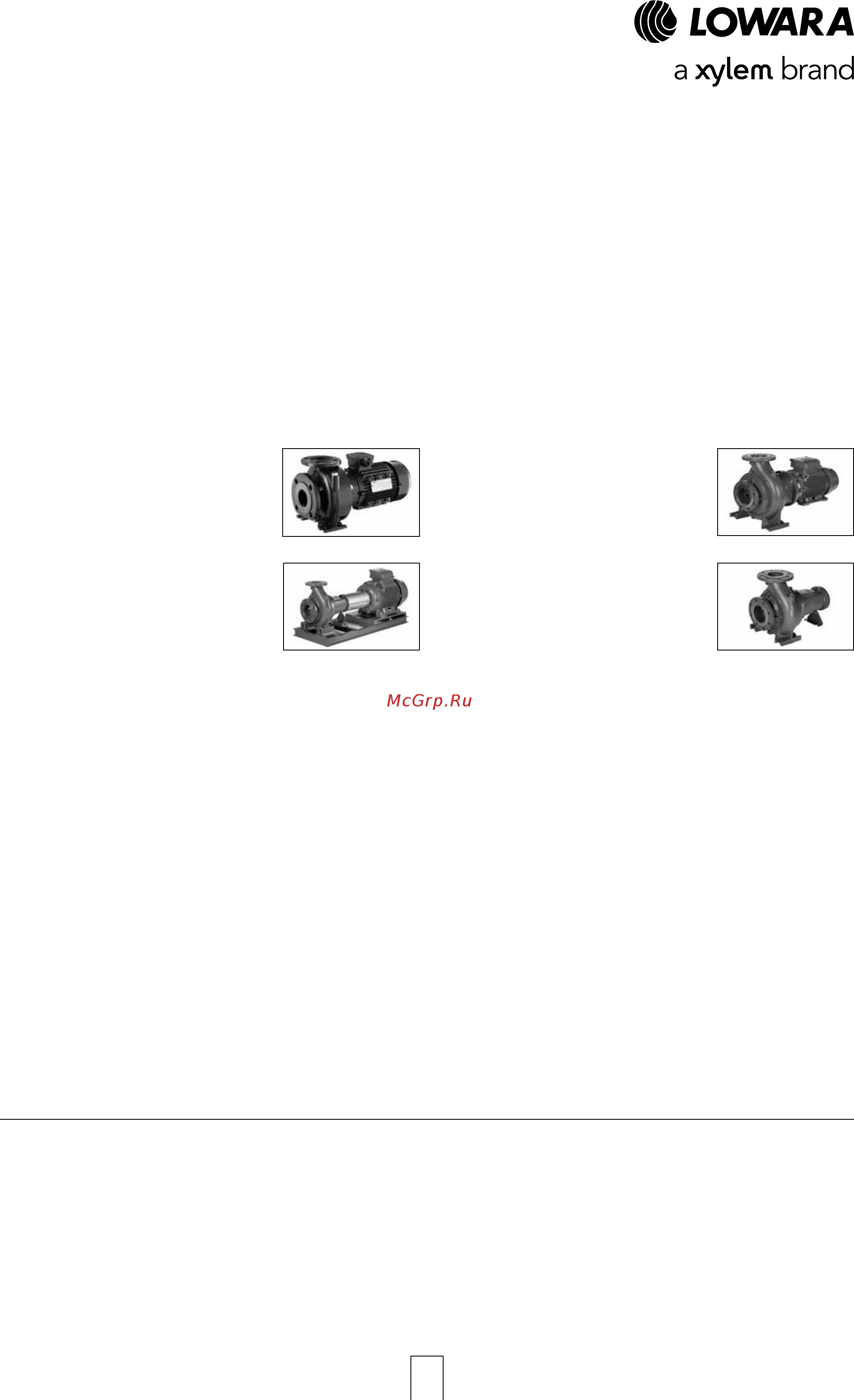 Lowara NSCE 32-250/150/P25V CS4 [5/204] E nsc series general introduction
