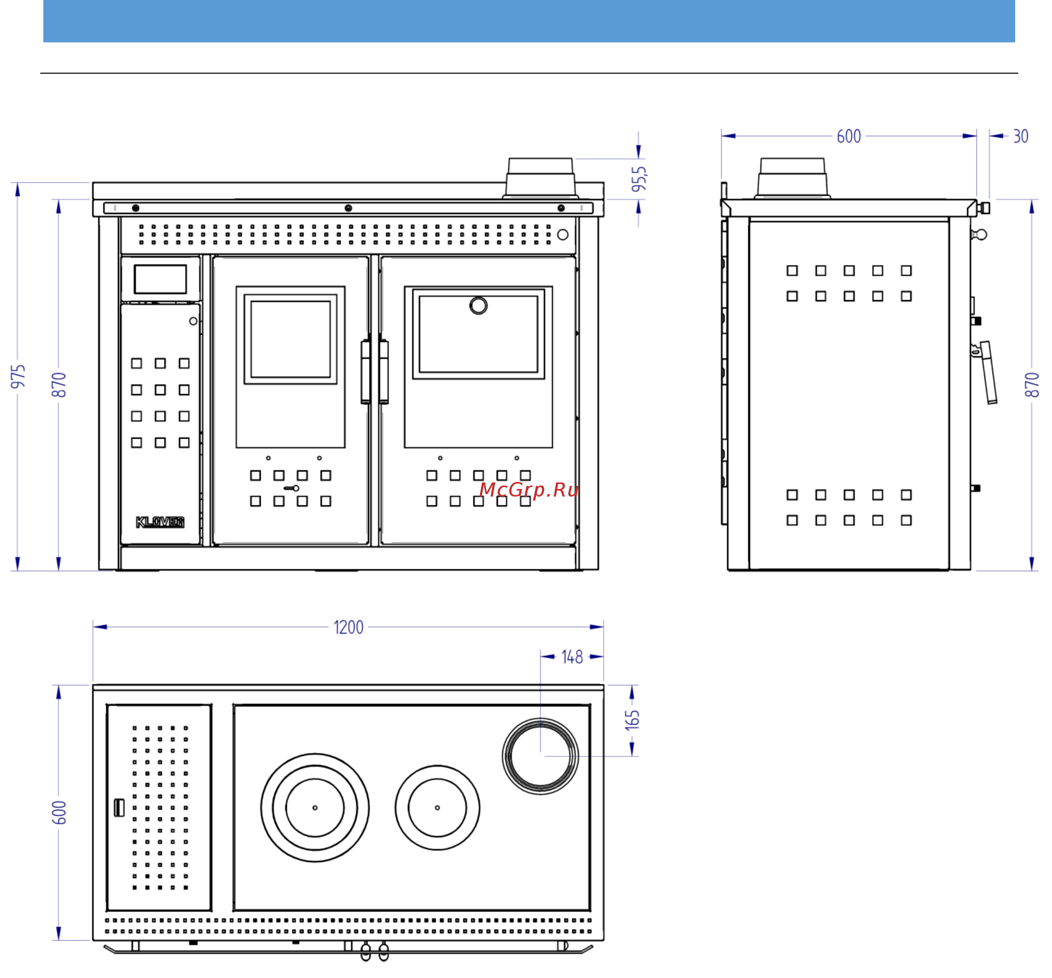Klover SMART 120 LEGNA Инструкция по эксплуатации онлайн