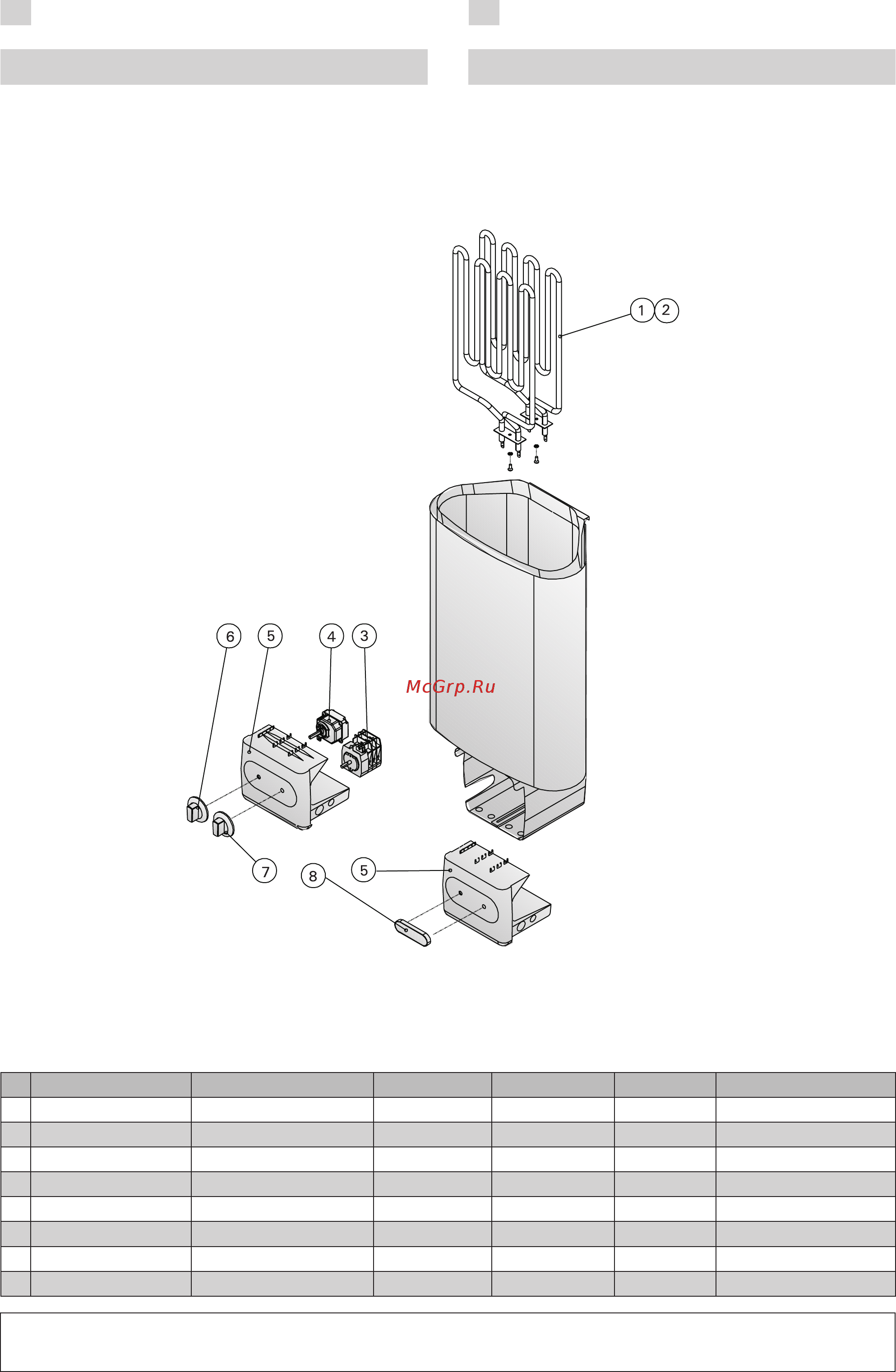 Harvia Delta D23E [16/32] Varaosat 4 reservdelar