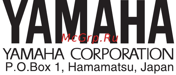 Yamaha Silent Grand Руководство пользователя онлайн [16/17] 497113