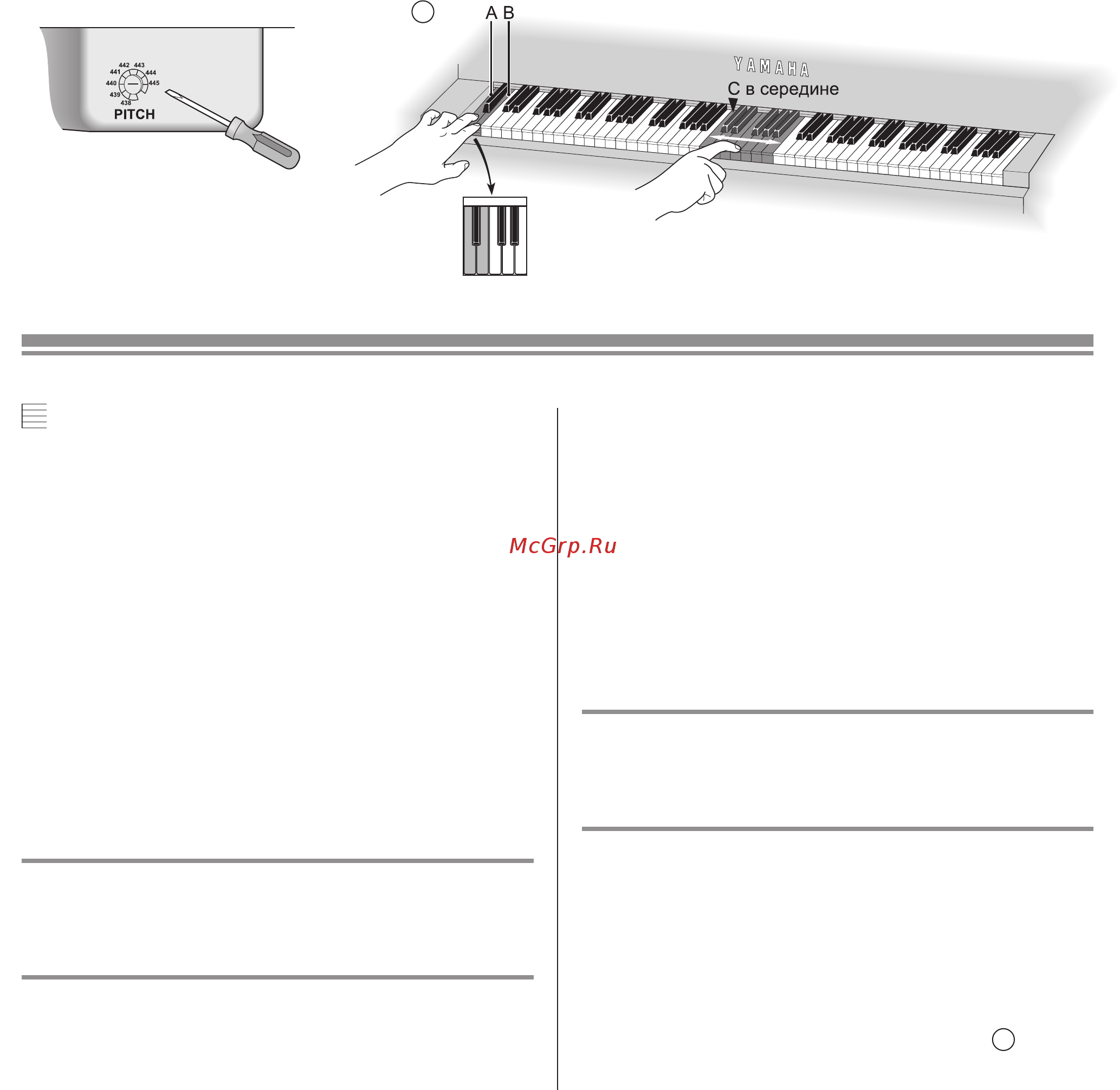 Yamaha Silent Grand [8/17] Высота тона