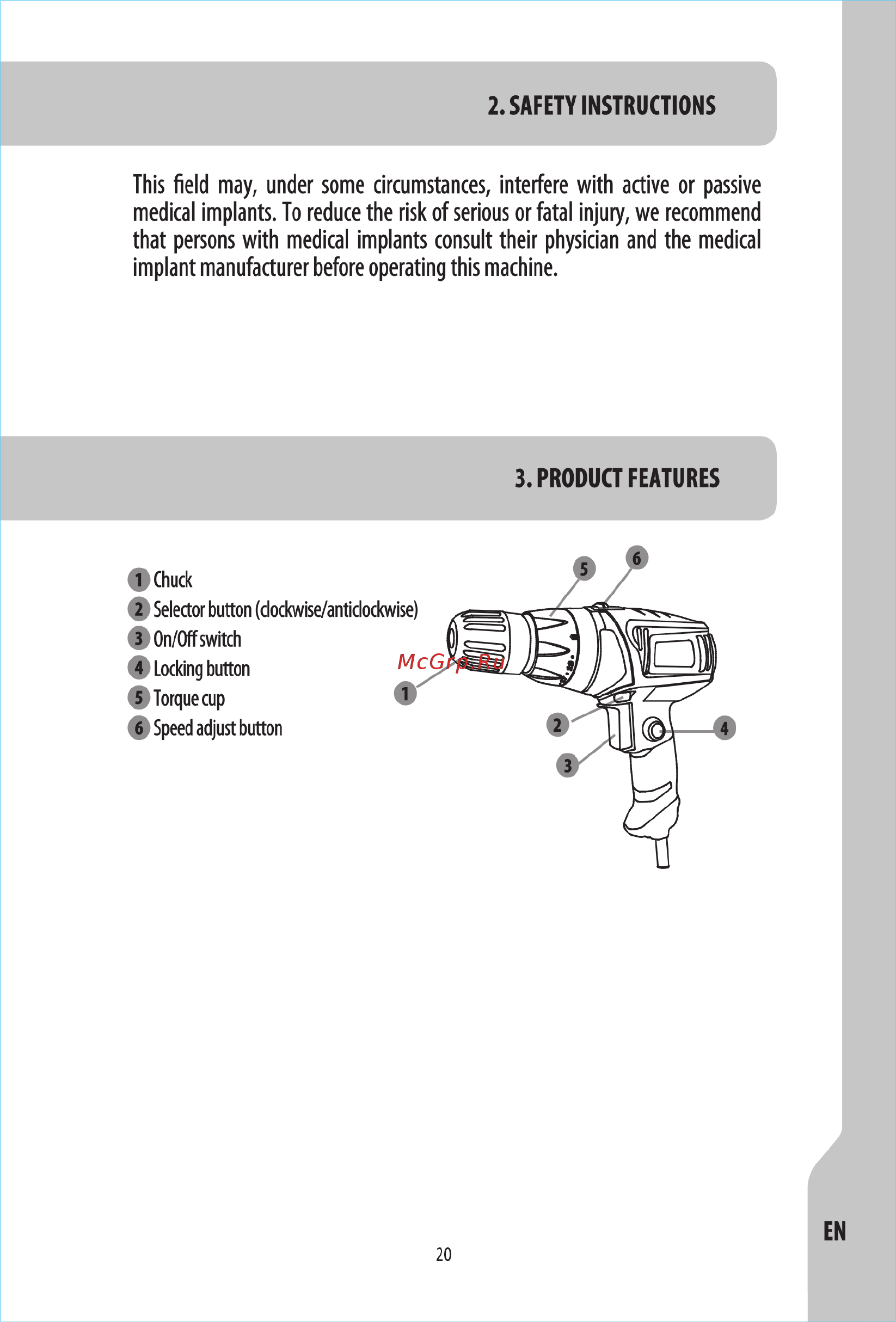 Dexter Power J1Z-HW09-10 [23/32] Safety instructions