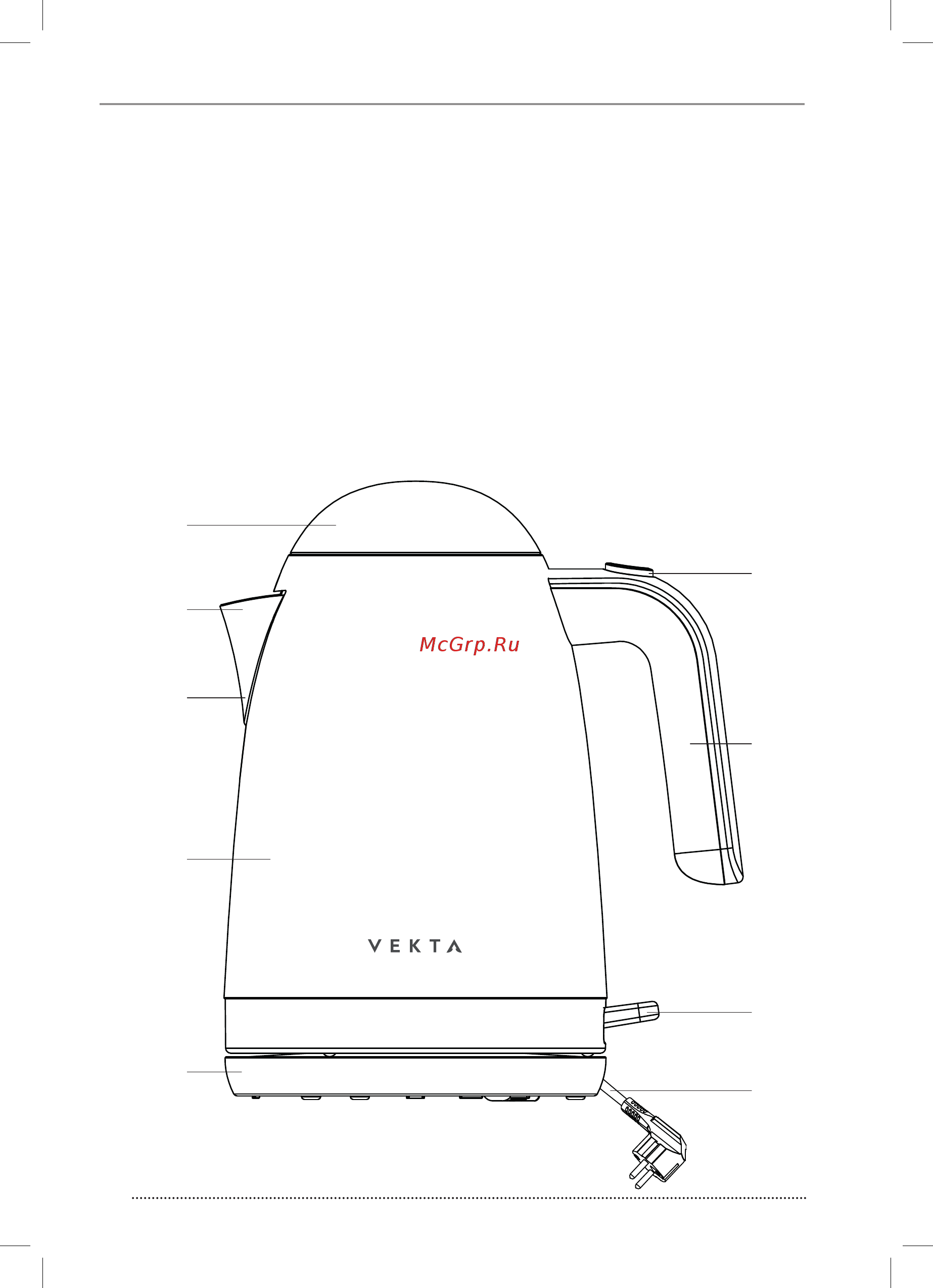 Vekta KMC-1508 C [8/12] Описание прибора