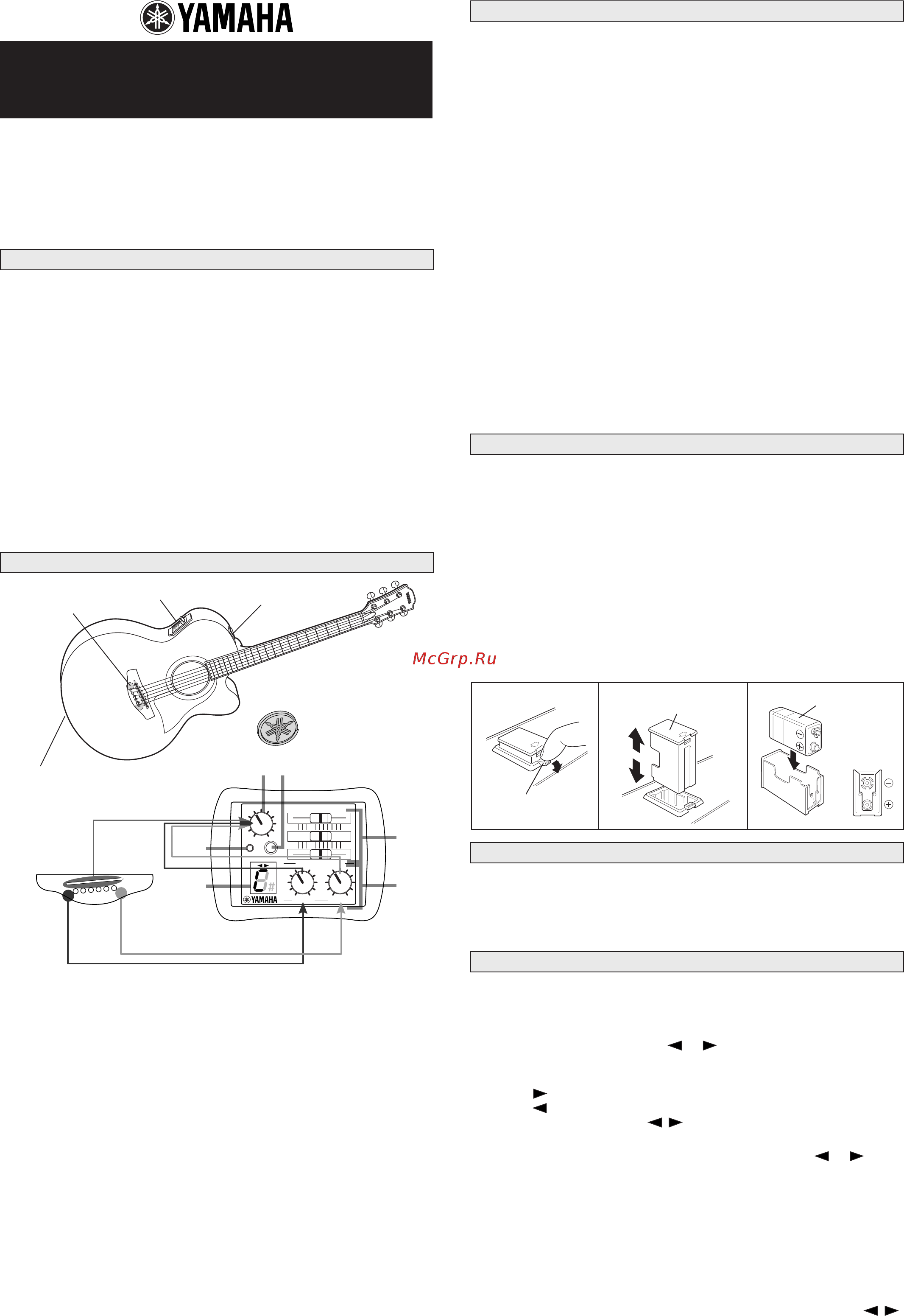 Yamaha APX900 Руководство пользователя онлайн