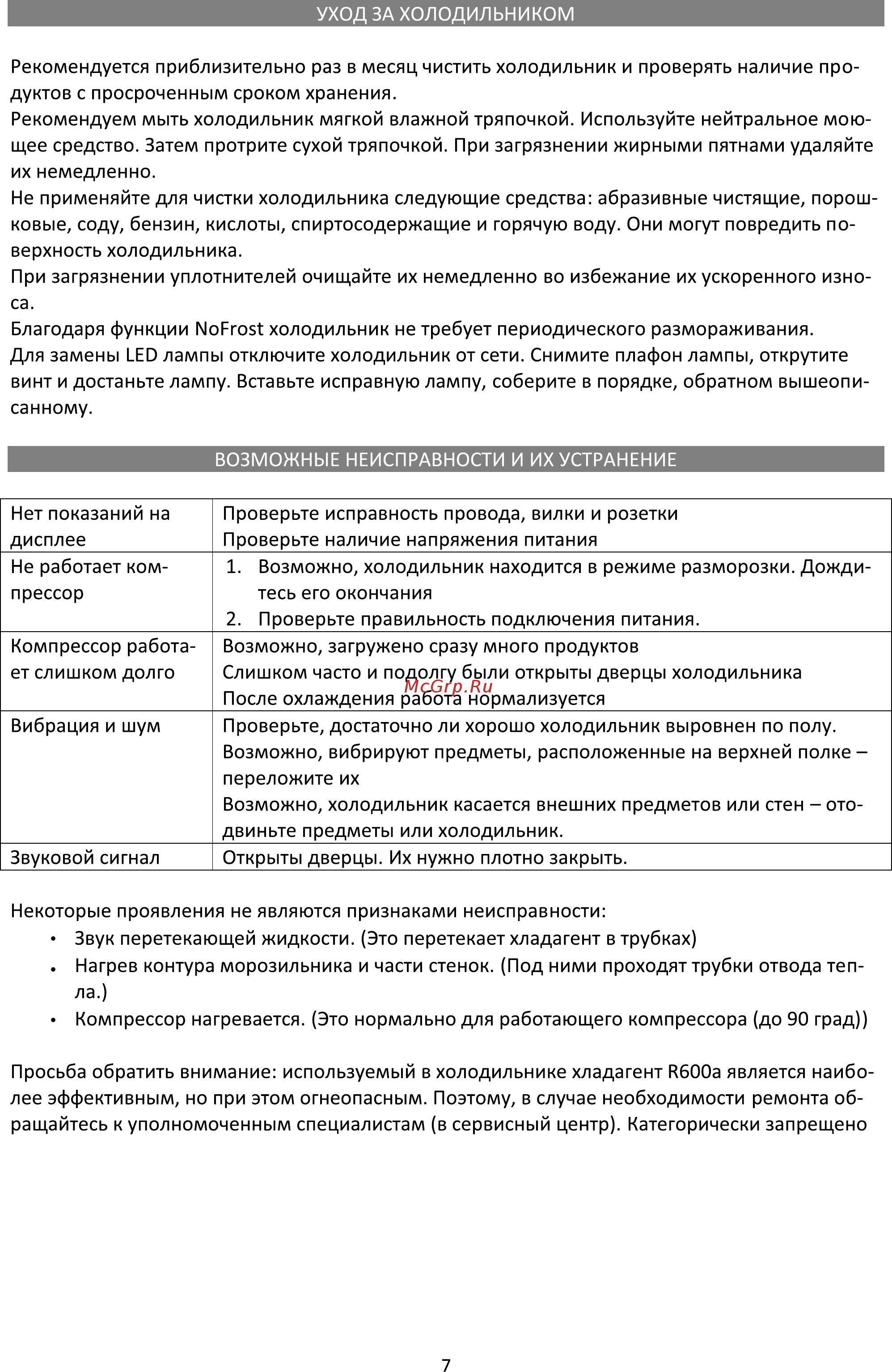 Ginzzu NFK-462 White glass Инструкция по эксплуатации онлайн [7/9] 497994