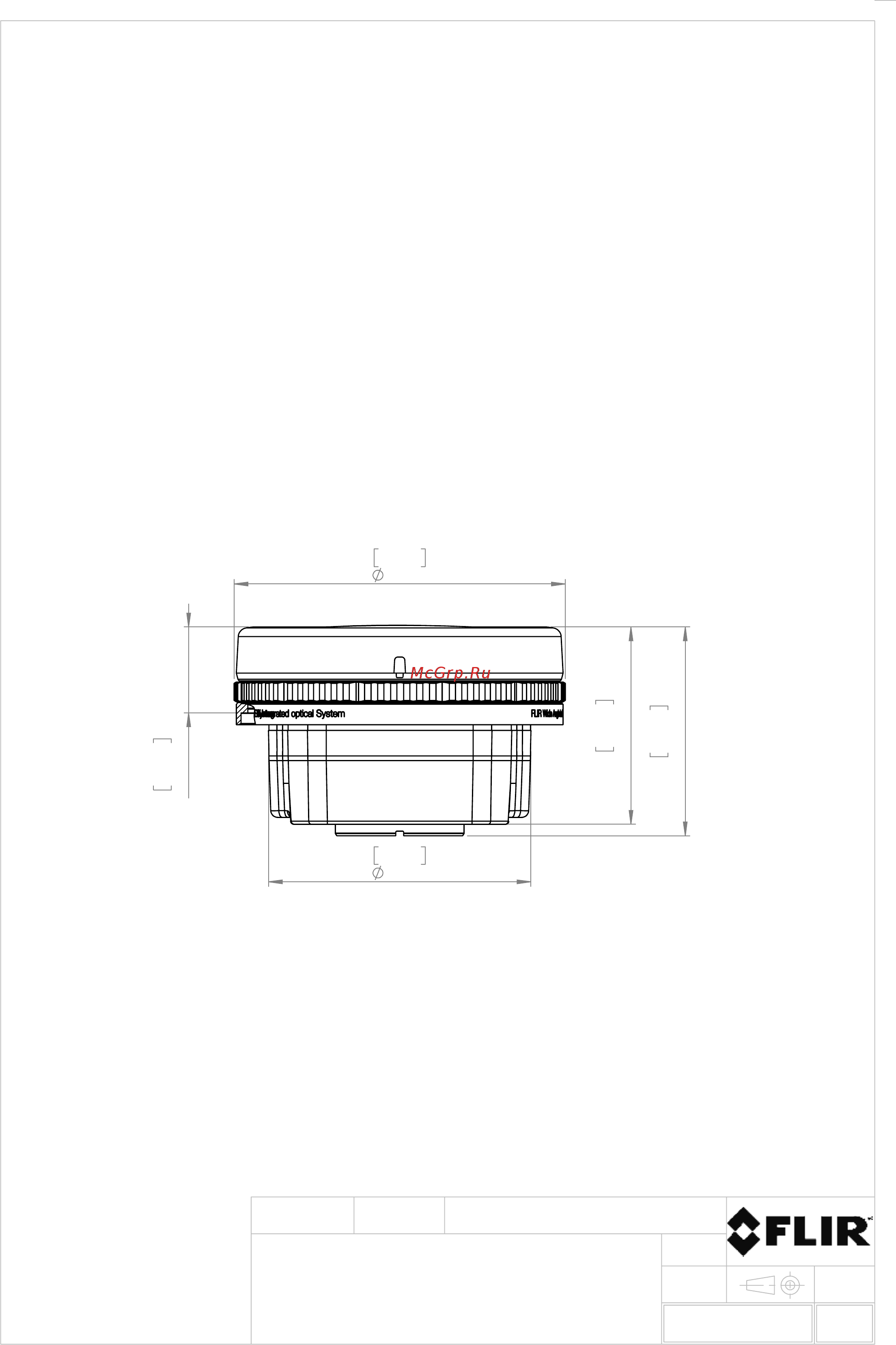 FLIR f=17 mm. (24°) [3/3] Mechanical drawings