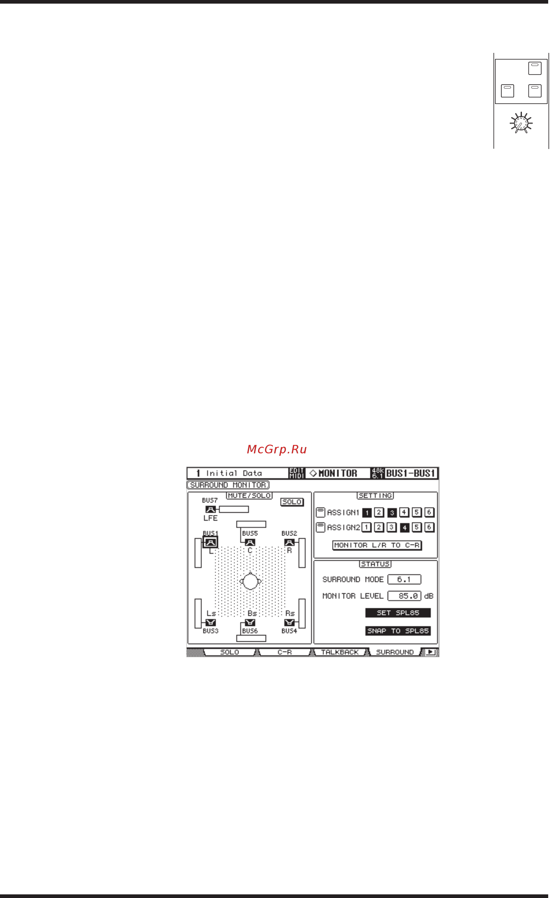 Yamaha DM2000V2E1 [160/315] Мониторинг окружающего звука surround monitoring