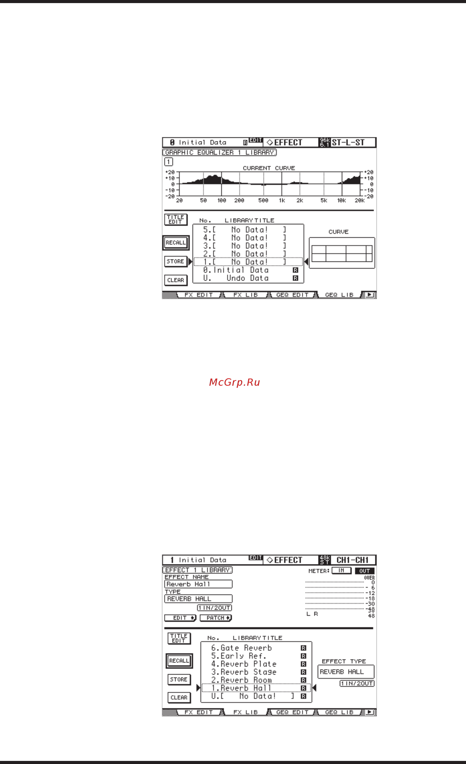 Yamaha DM2000V2E1 [168/315] Библиотека графических эквалайзеров