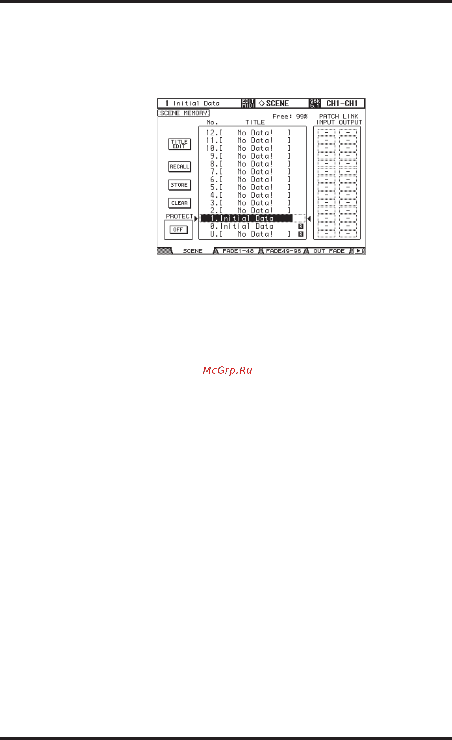 Yamaha DM2000V2E1 [188/315] Применение страницы памяти сцен