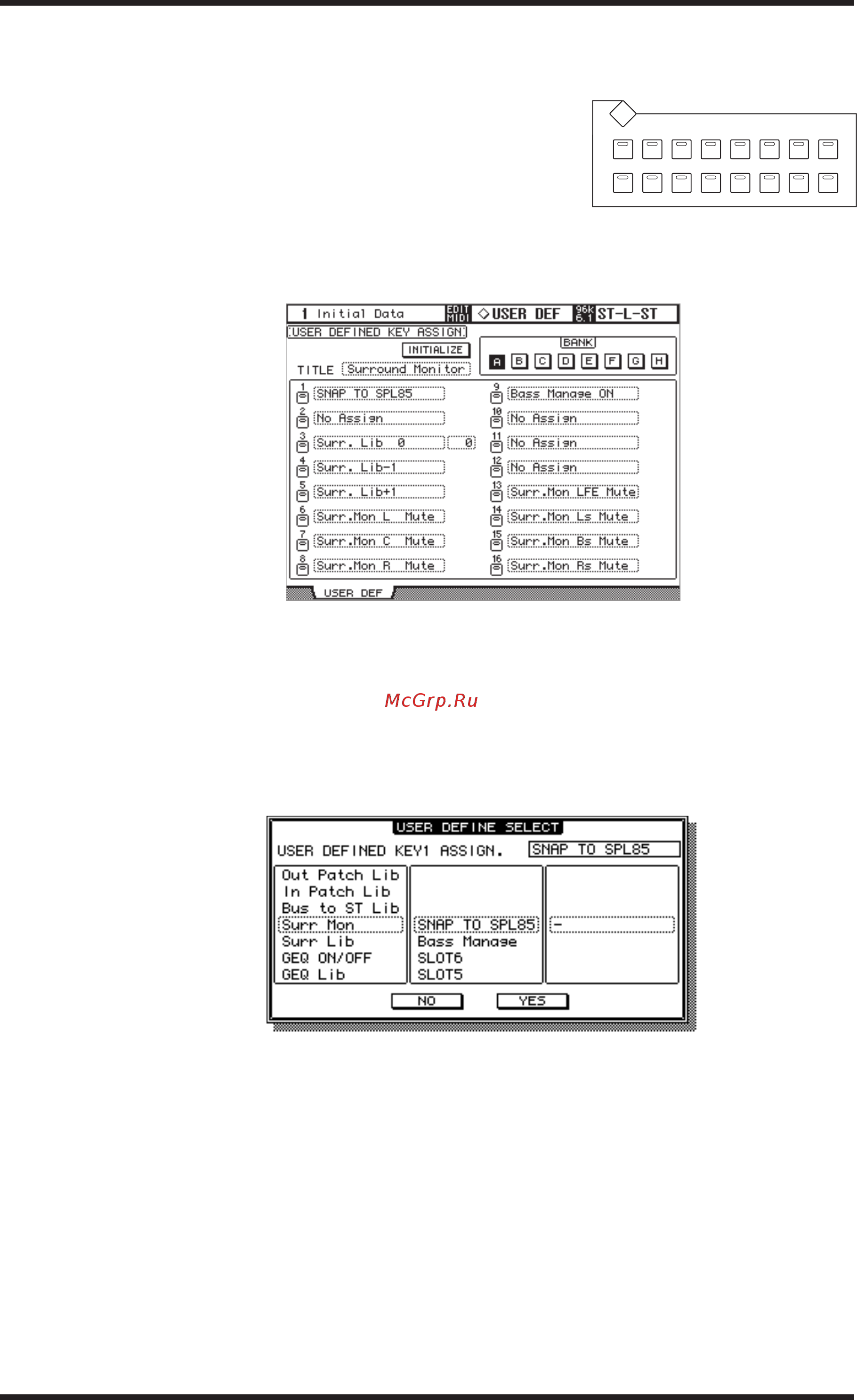 Yamaha DM2000V2E1 [270/315] Using the user deﬁned keys