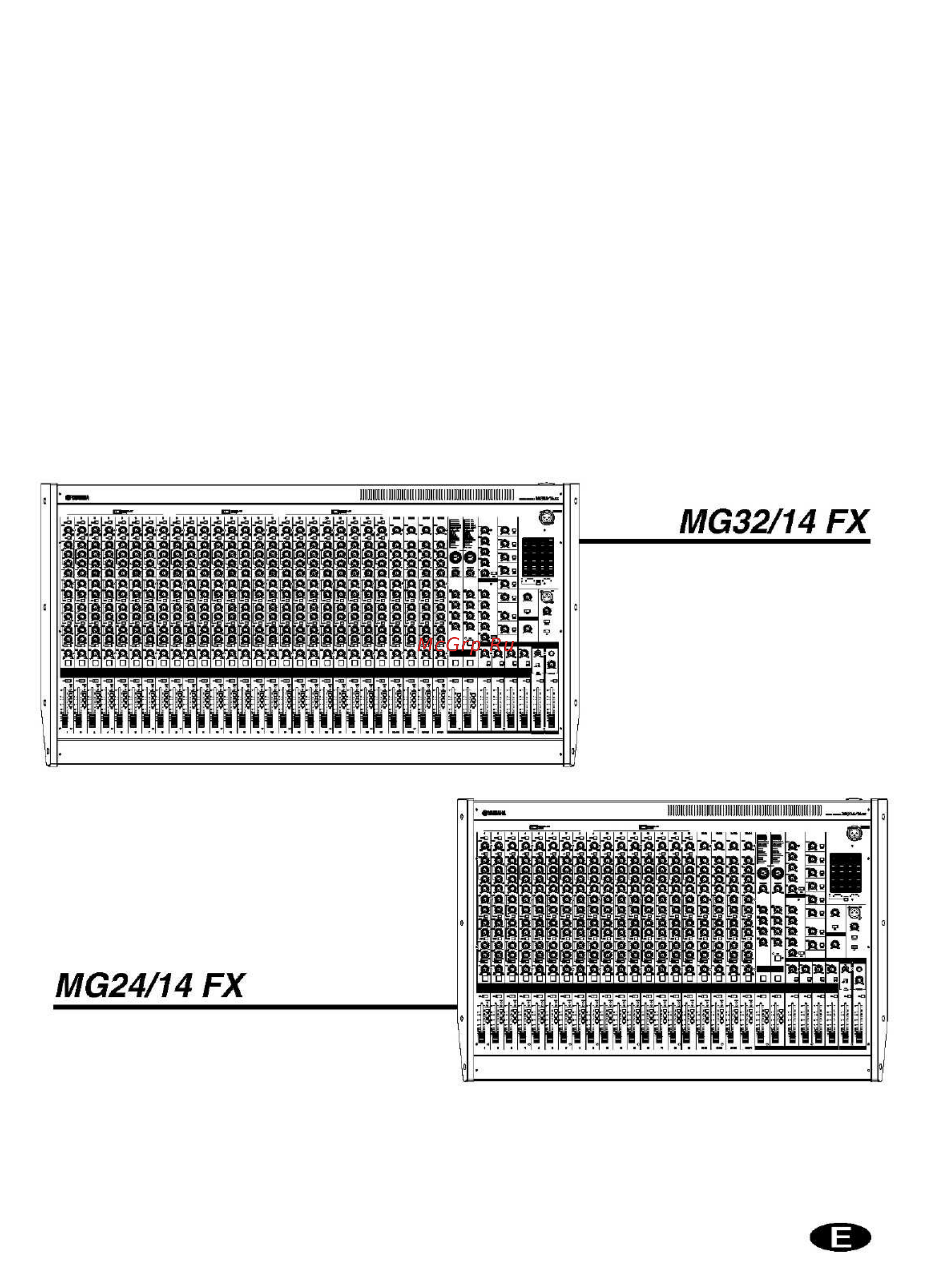 Yamaha MG24/14 FX Инструкция по эксплуатации онлайн