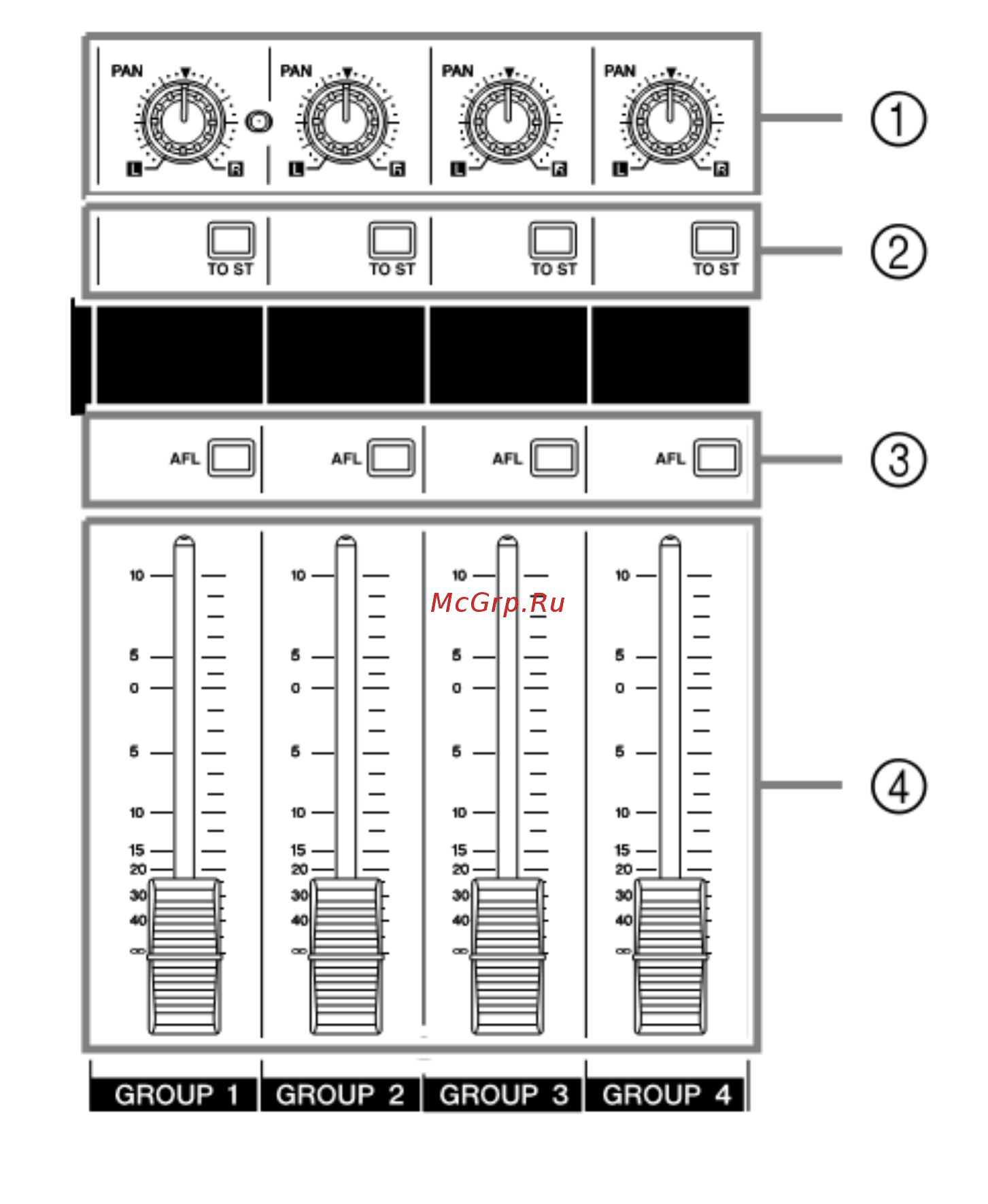 Yamaha MG24/14 FX [13/33] Секция group