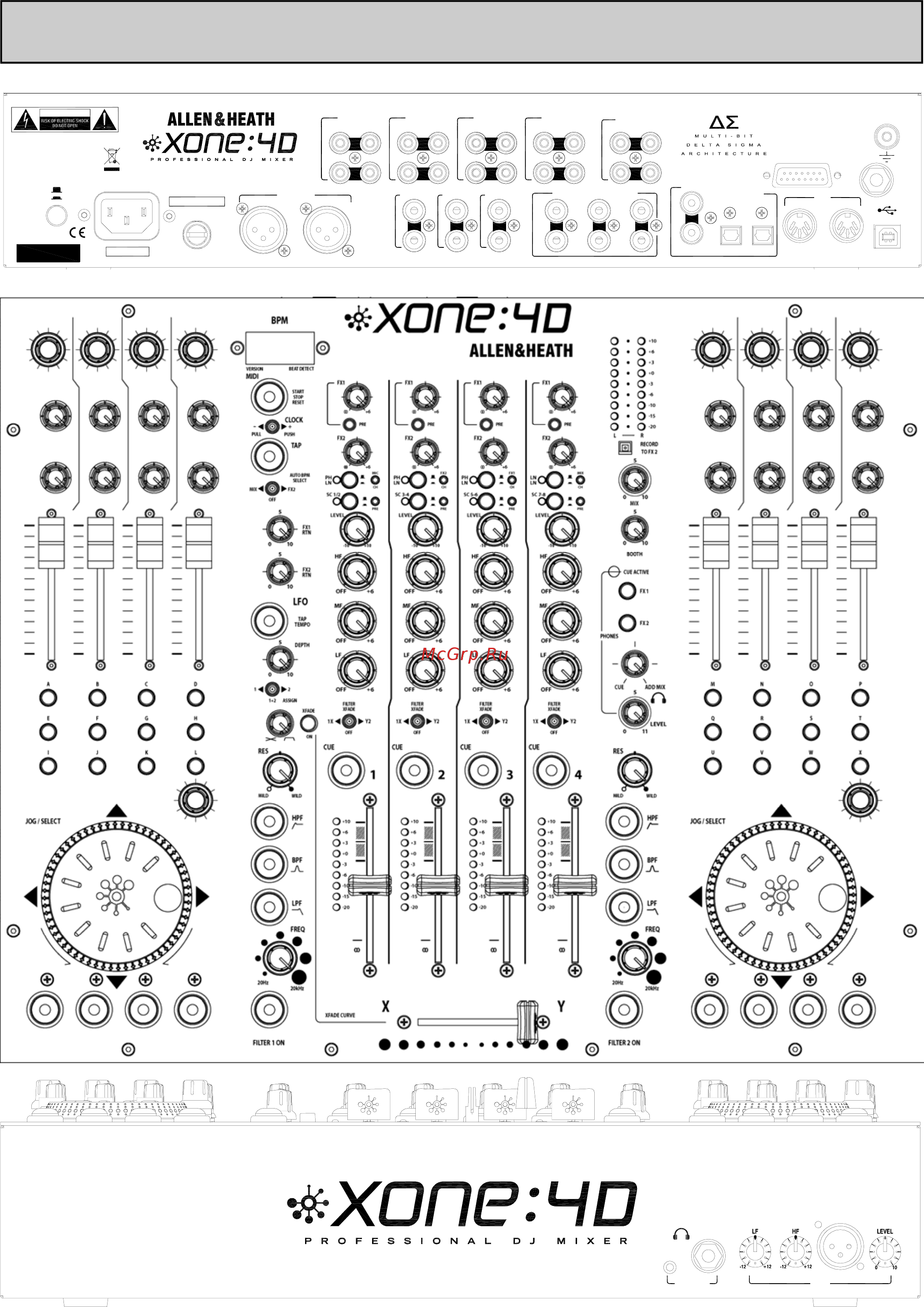 Allen&Heath ALLEN & HEATH XONE:4D [17/48] Digital audio