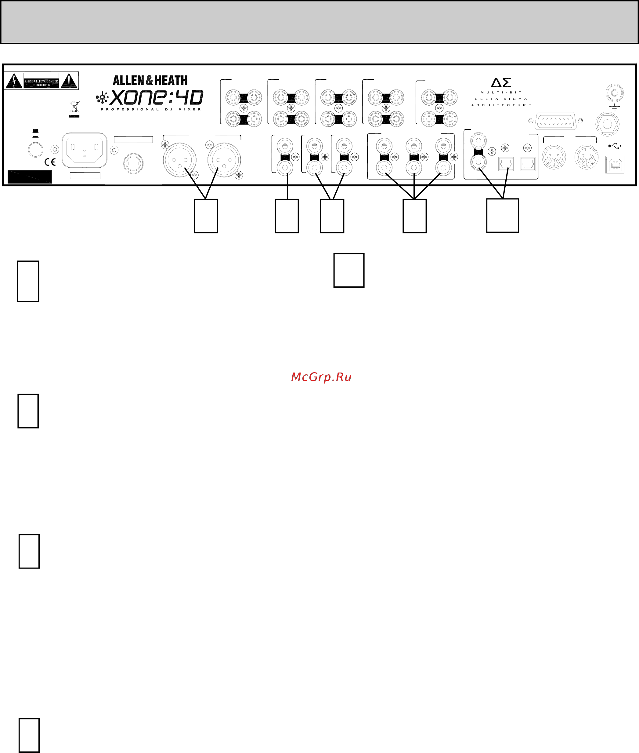 Allen&Heath ALLEN & HEATH XONE:4D [32/48] 9 8 7 10