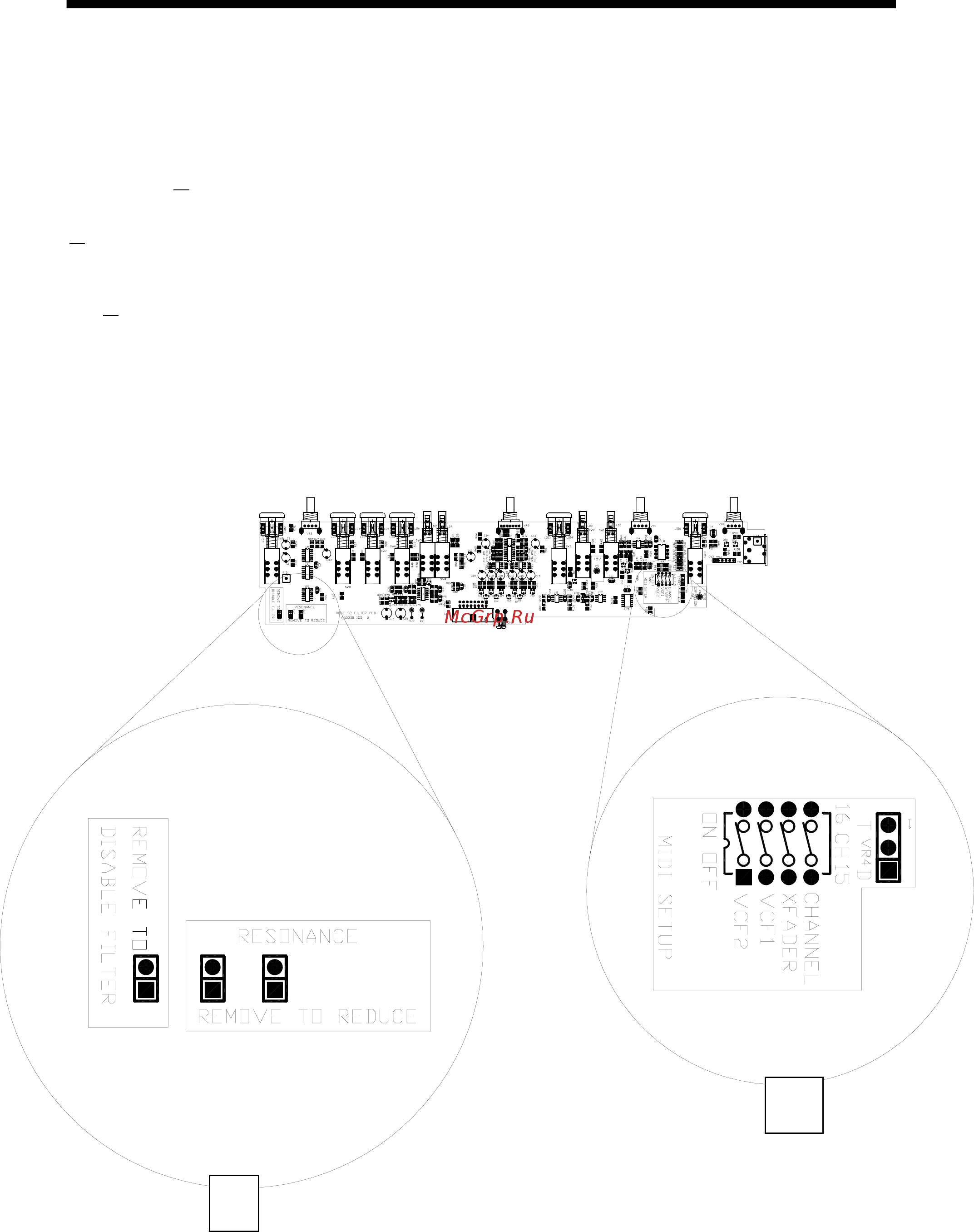 Allen&Heath ALLEN & HEATH XONE:92 [39/41] Vcf 1 и фильтр 2 pcb