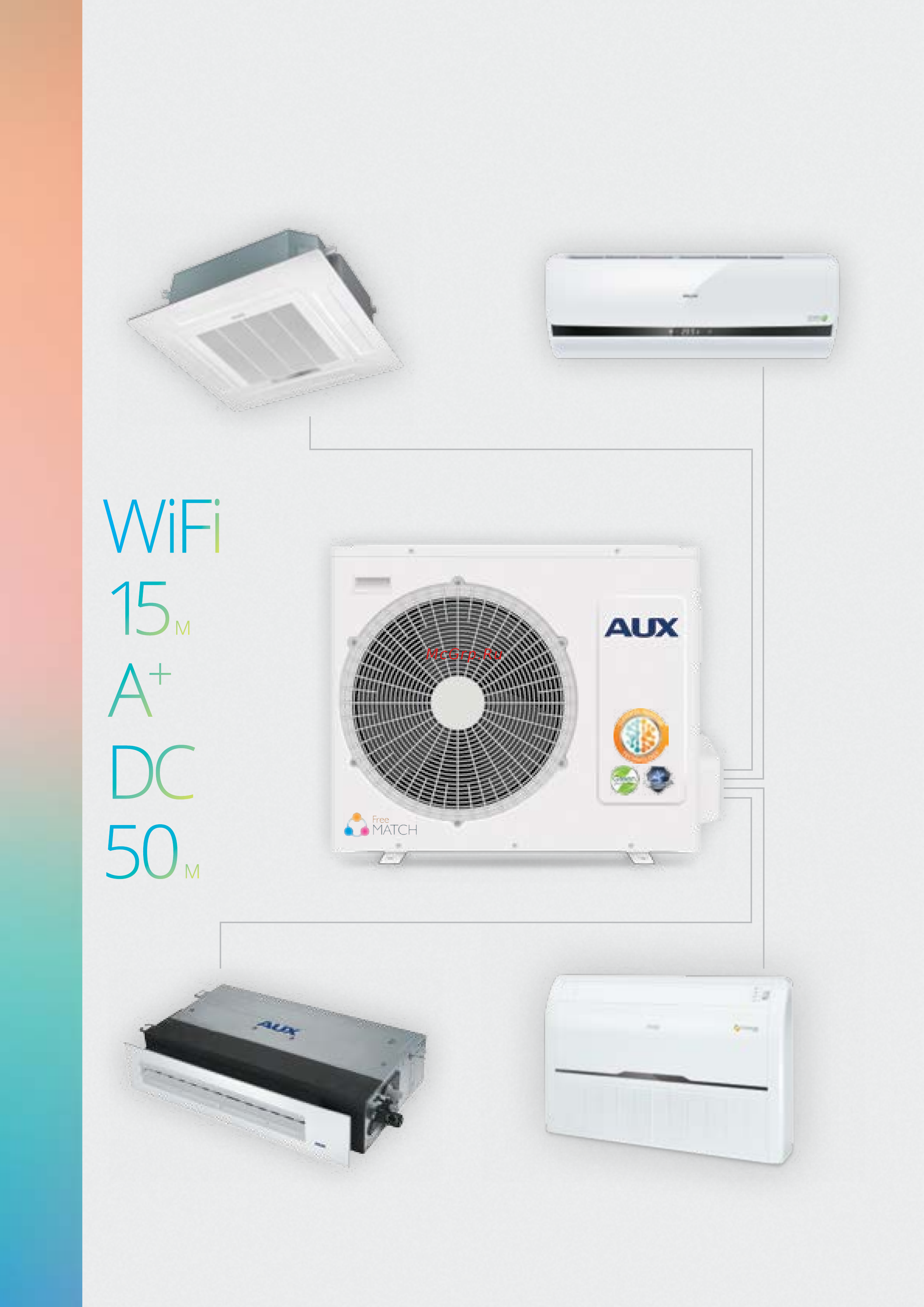 AUX ALCF-H36DR1 [44/96] Серия free match inverter