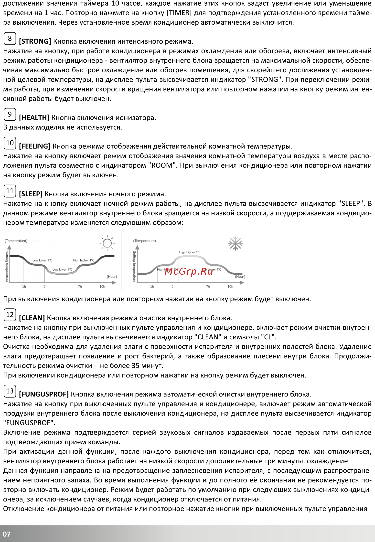 AUX ALCF-H36DR1 Инструкция по эксплуатации онлайн [8/22] 498660