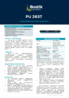 Bostik PU 2637 черный 600 мл Инструкция по эксплуатации