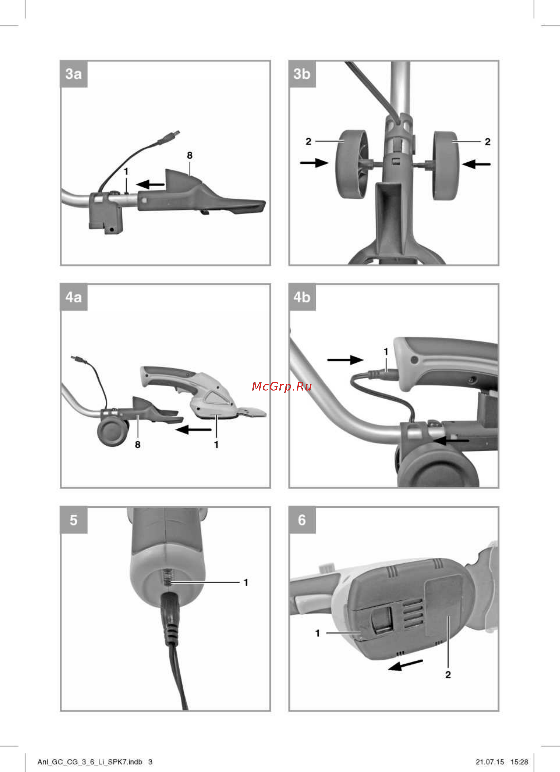 Einhell GC-CG 3,6 Li WT 3410456 Инструкция по эксплуатации онлайн [3/11] 862169