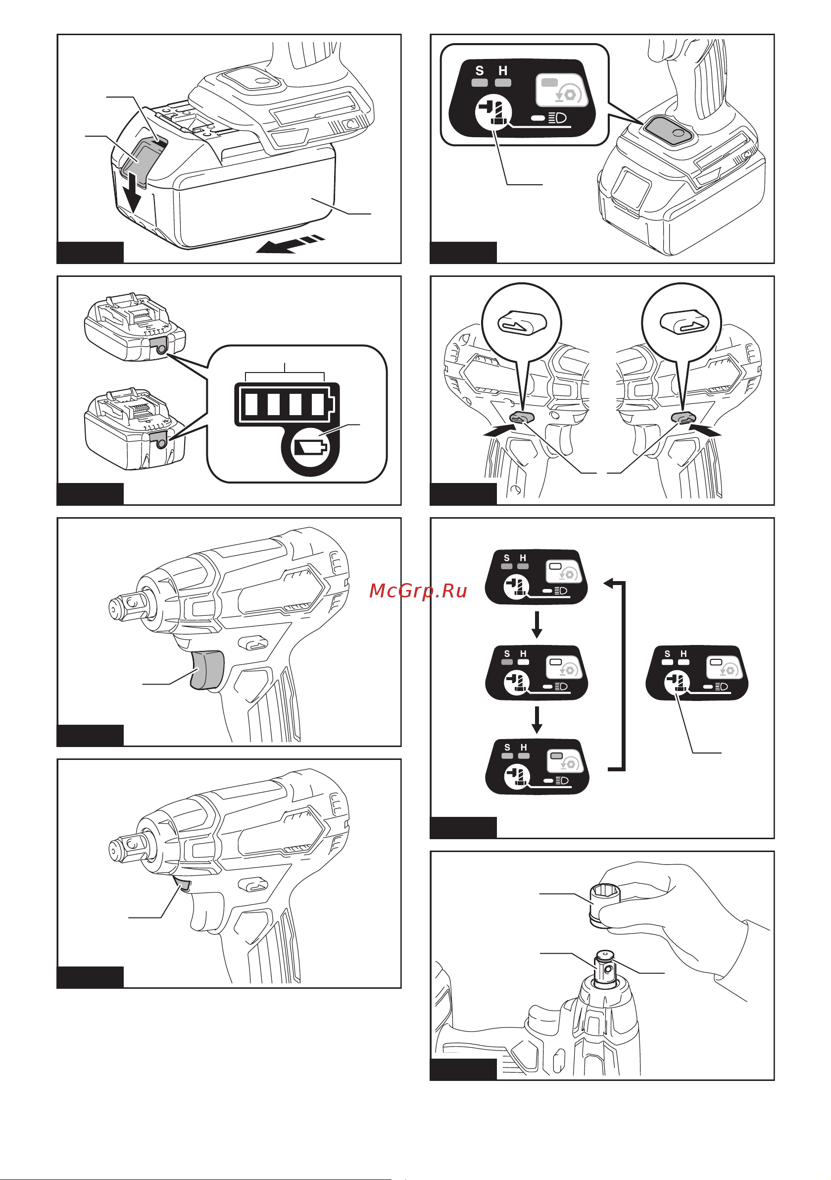 Makita DTW181Z Инструкция по эксплуатации онлайн [2/56] 508952