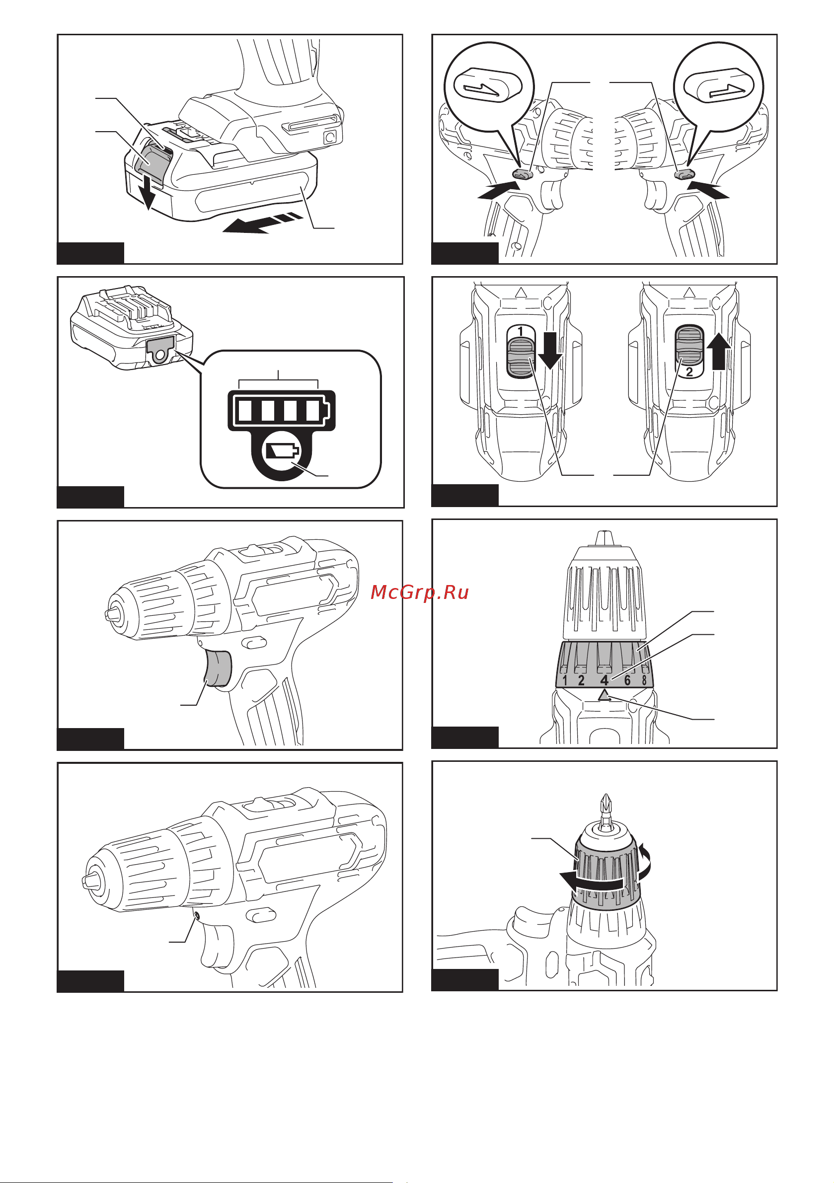 Makita DF333DZ без акк. и зу Инструкция по эксплуатации онлайн [2/56] 504927