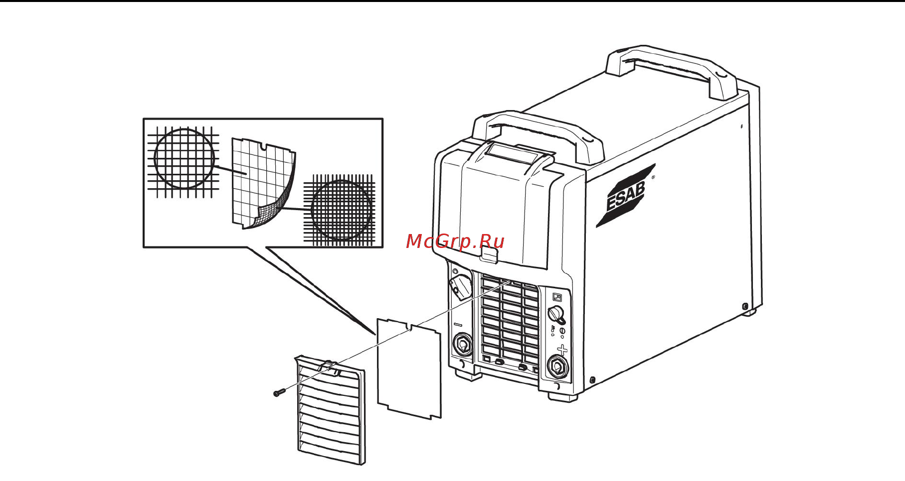 Esab Aristo Feed 3004w U8 Encl 10p Инструкция по эксплуатации онлайн [21/38] 500065