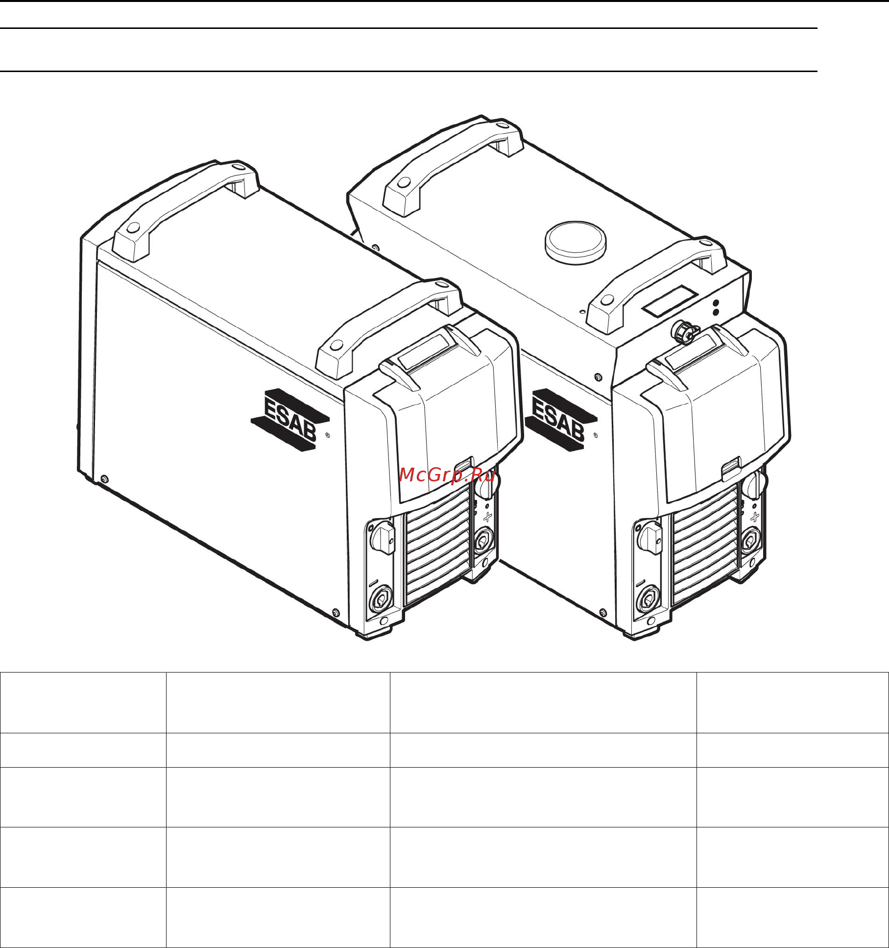 Esab CAN 70mm2 [27/38] Номера для заказа