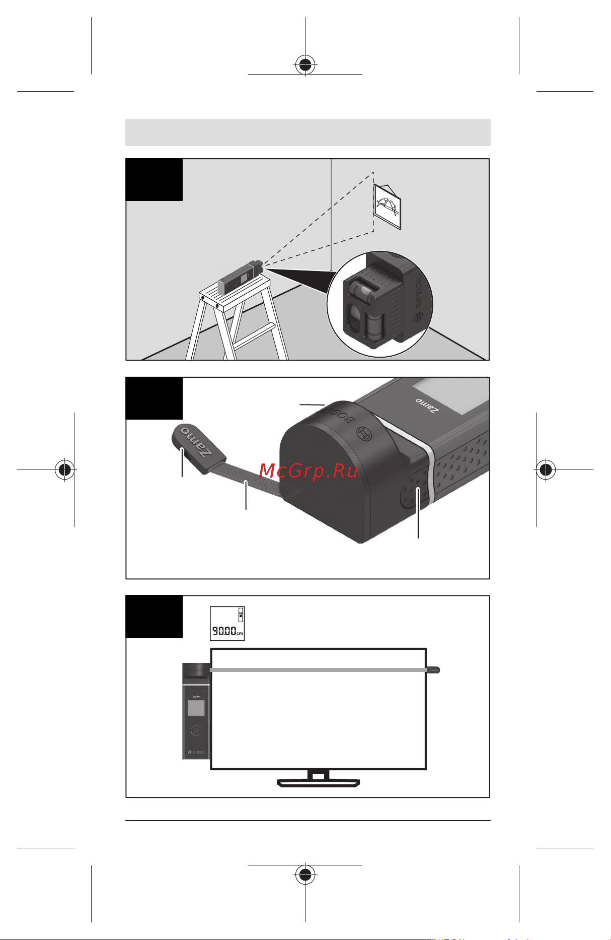Bosch Zamo III Set 3 адаптера 0.603.672.701 Инструкция по эксплуатации онлайн [7/502] 818796