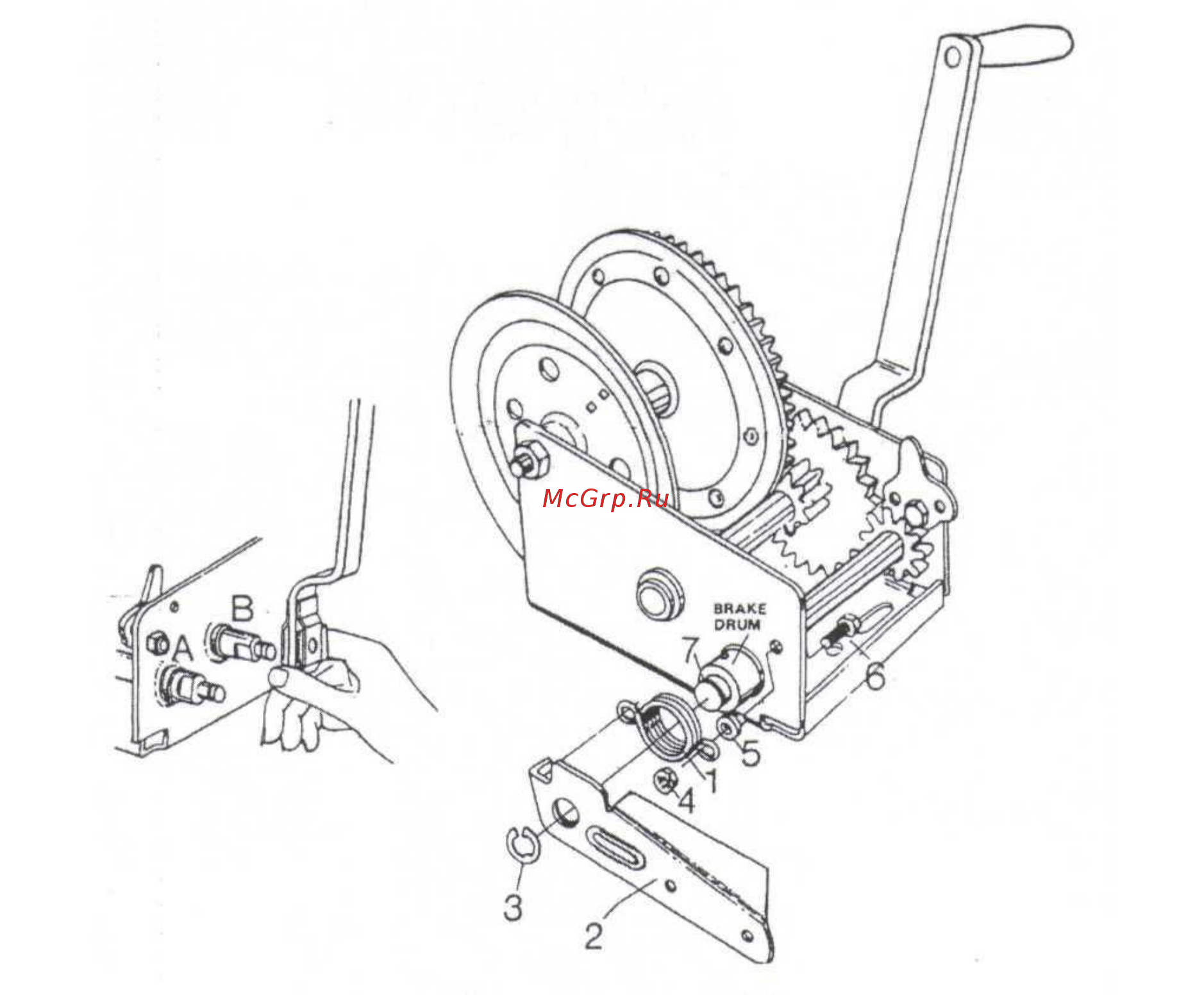 Euro-lift WH25-20 11334 [2/4] Лебедка ручная