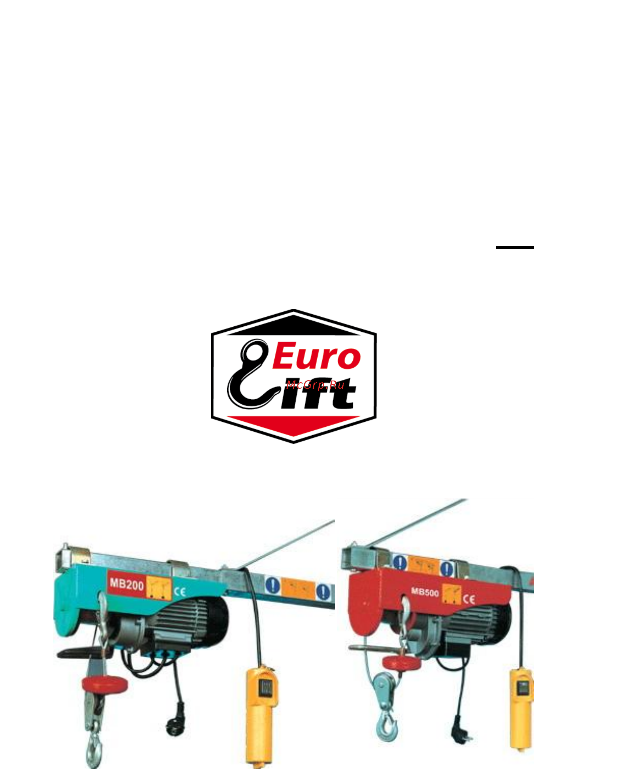 Euro-lift РА-1000А-18M 12978 Инструкция по эксплуатации онлайн
