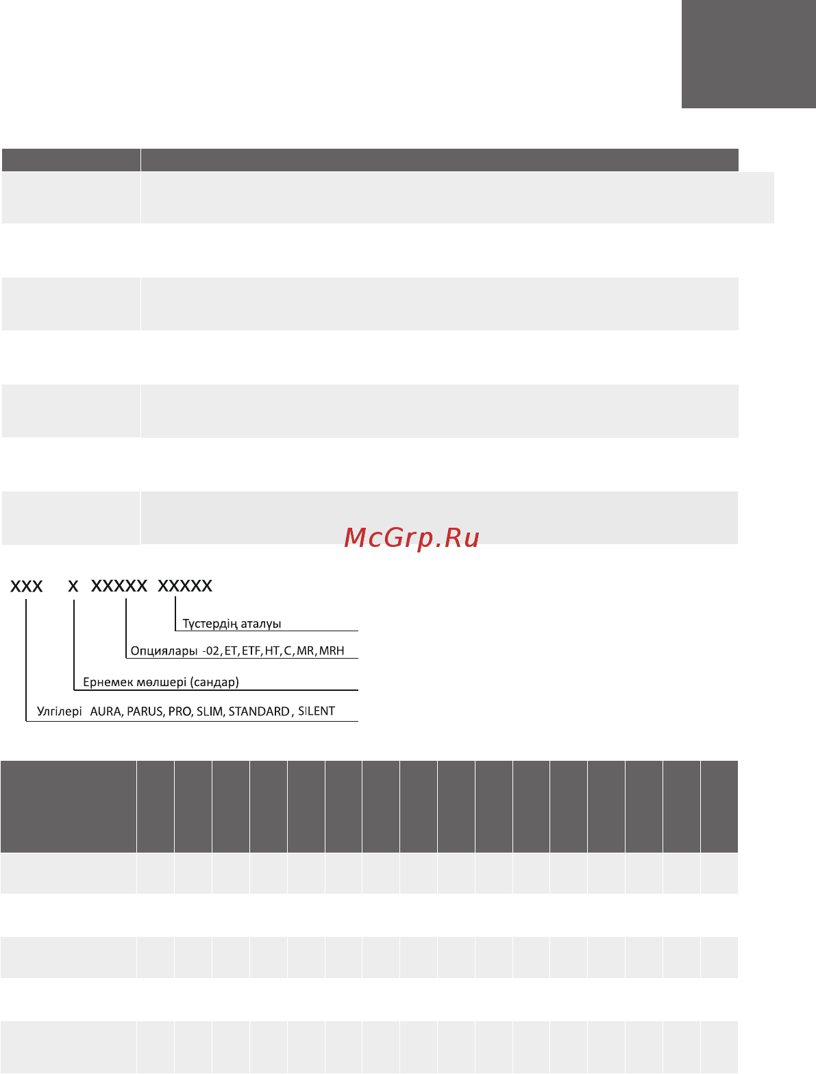 Diciti AURA 4C champagne [17/24] Негізгі техникалық мәліметтері