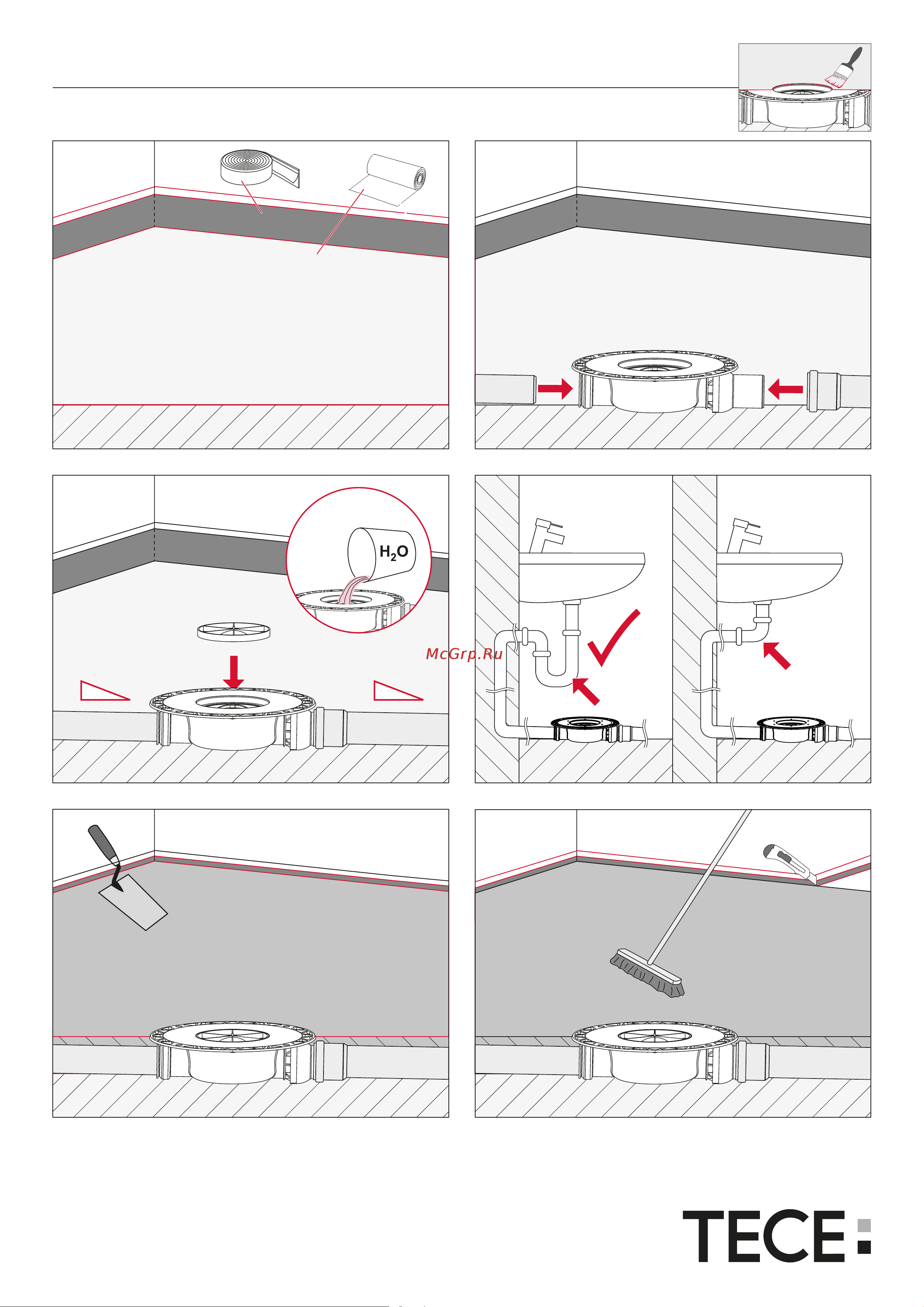 Tece TECEdrainpoint S (KDP-N50) [2/8] Tecedrainpoint s