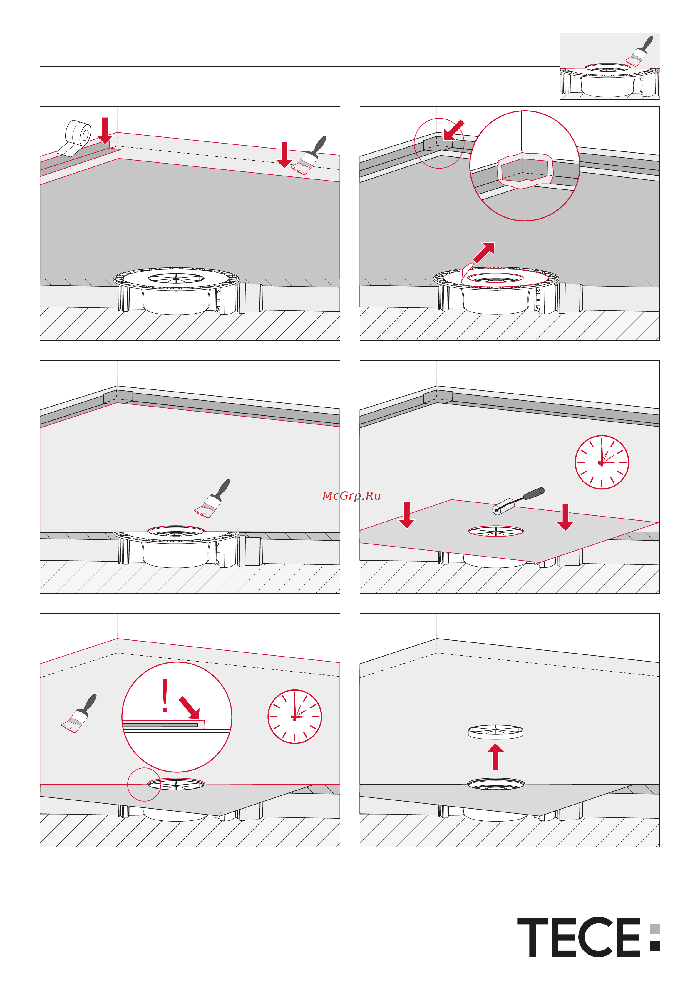 Tece TECEdrainpoint S (KDP-S110) [3/8] Tecedrainpoint s