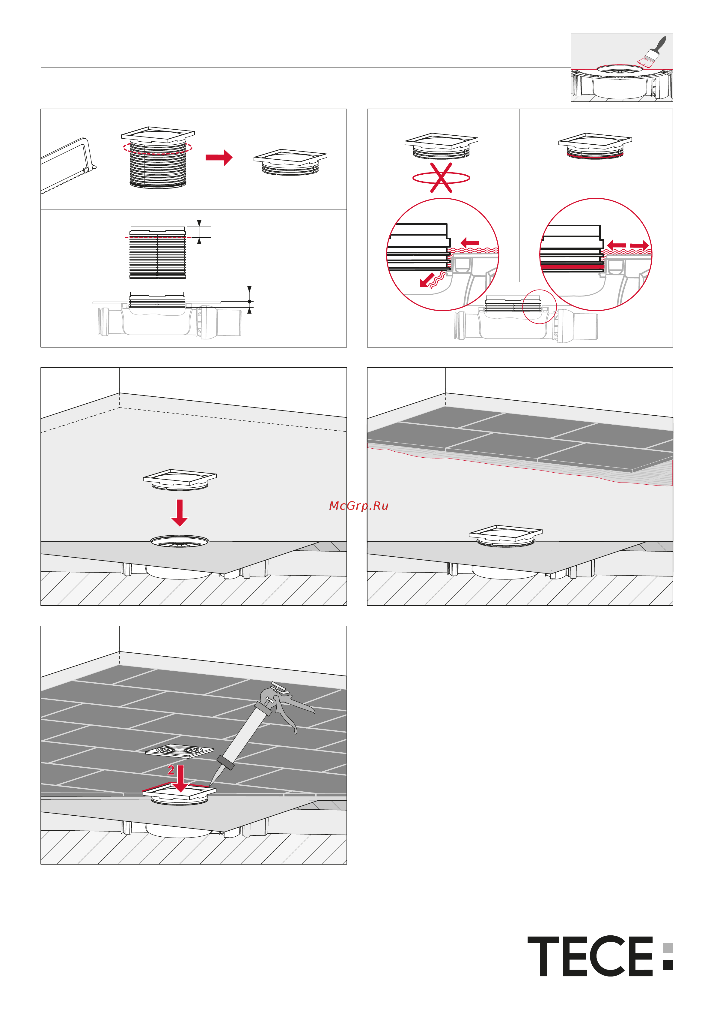 Tece TECEdrainpoint S120 (3601200) [4/8] Tecedrainpoint s