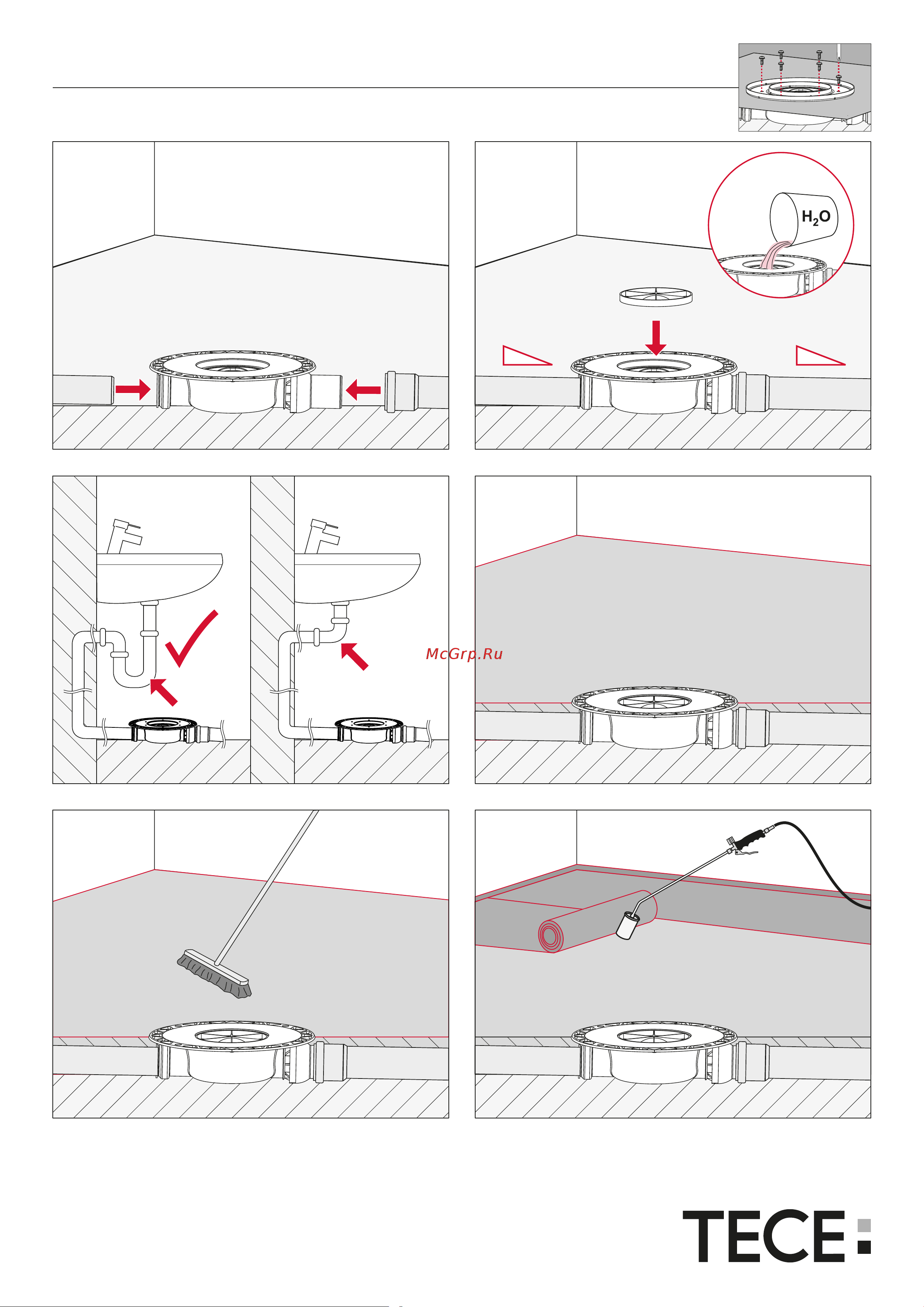 Tece TECEdrainpoint S120 (3601200) [5/8] Tecedrainpoint s