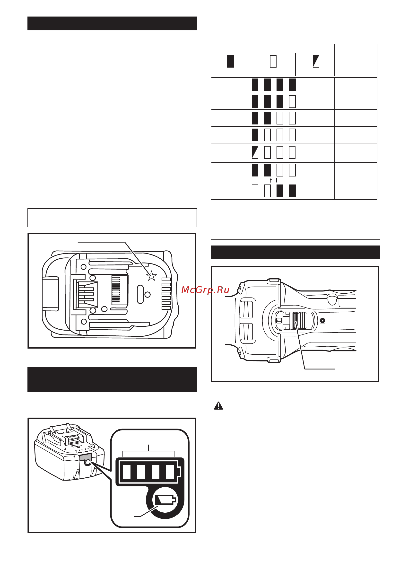 Makita DGD800Z без акк. и з.у [8/12] Действие выключателя