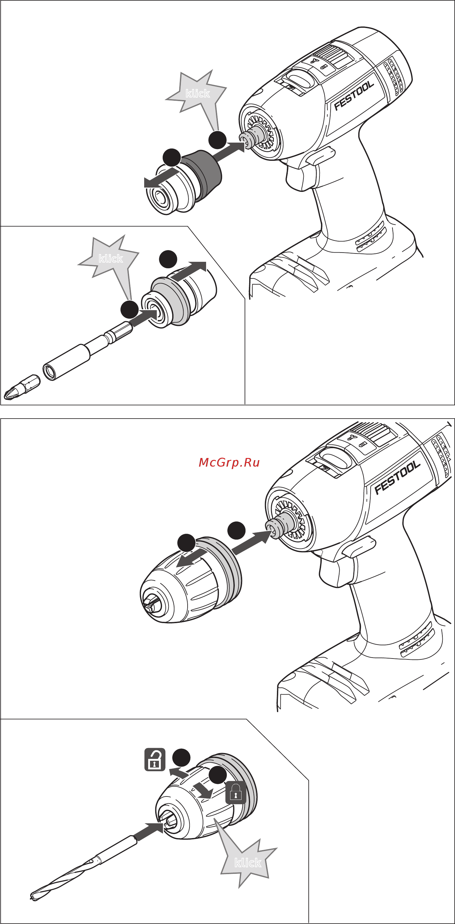 Festool Edition S2 T 18+3 LI 5,2 Plus (574756-S2) [4/77] Wh ce centrote