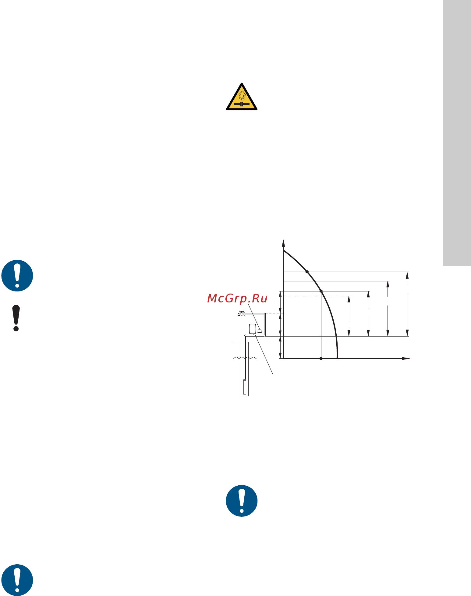 Grundfos SQE 3 - 95 (96510161) [119/420] Asennussyvyydet