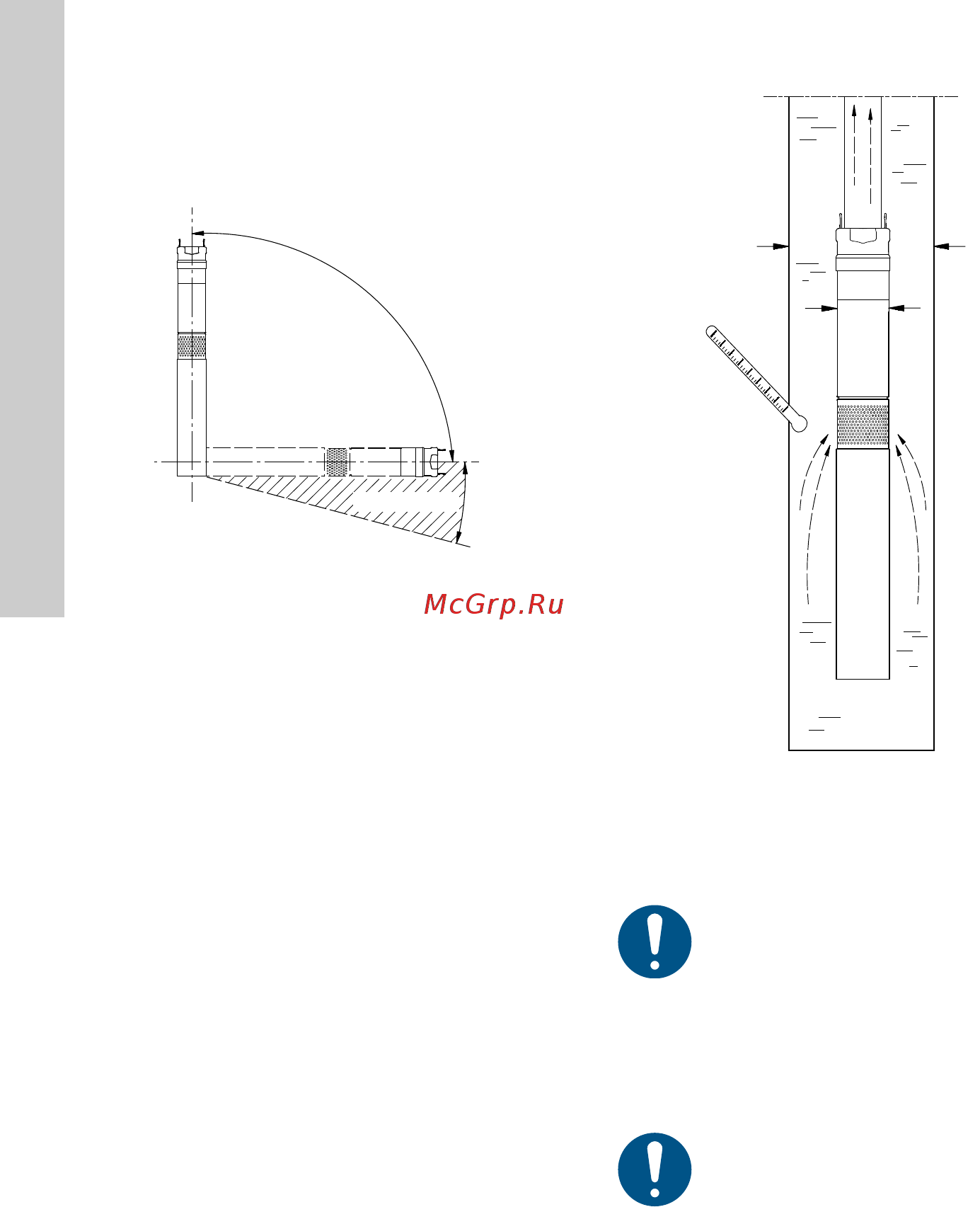 Grundfos SQE 3 - 95 (96510161) [128/420] Positionnement