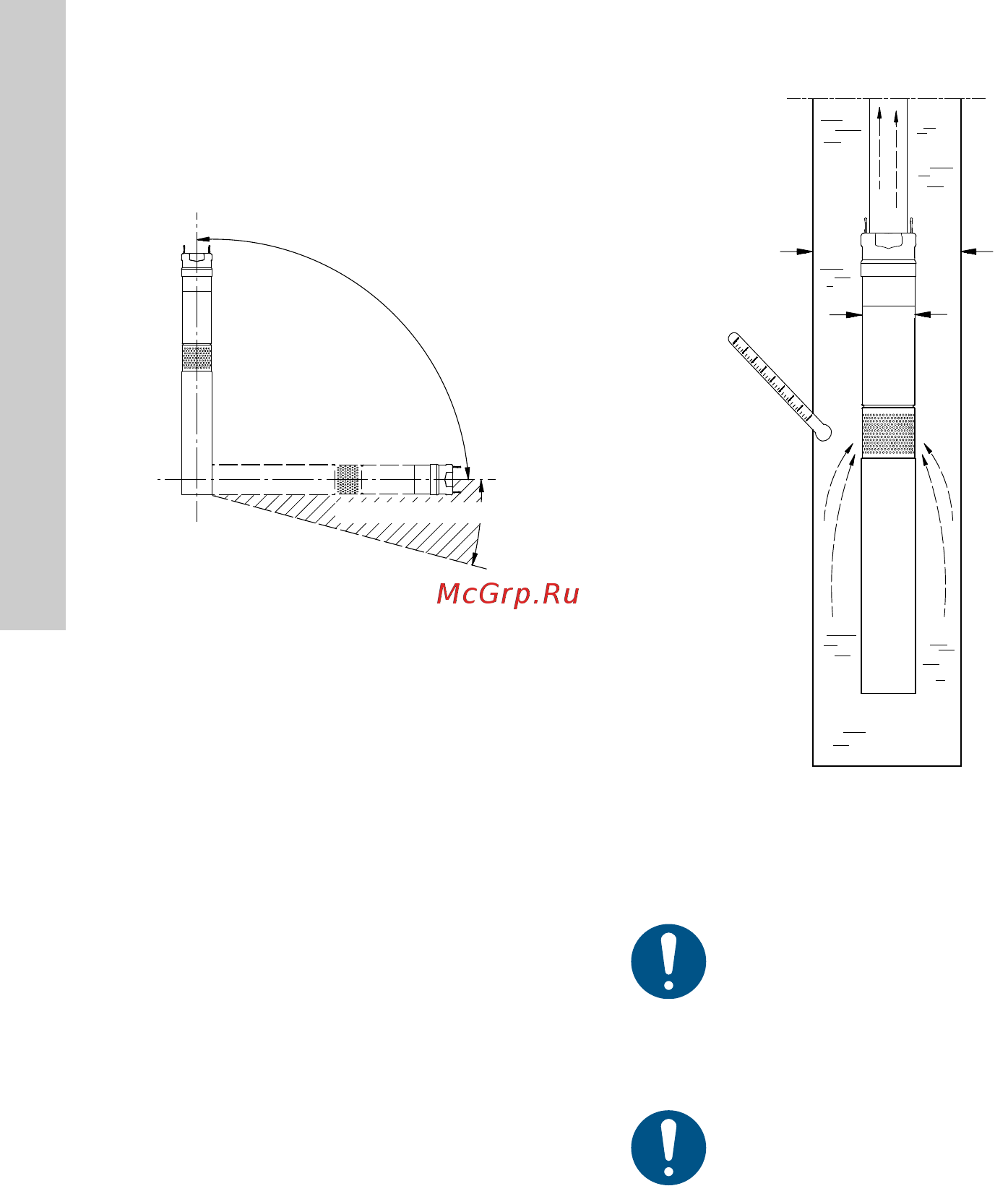Grundfos SQE 3 - 95 (96510161) [158/420] Ugradni zahtjevi