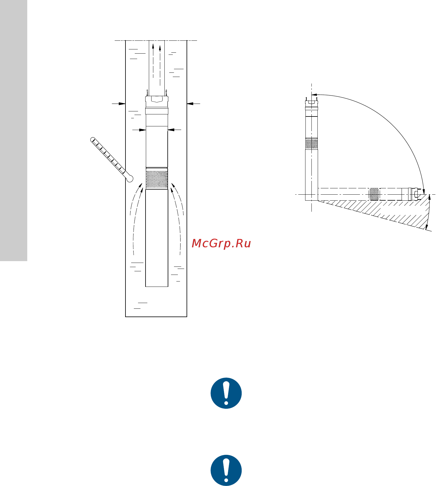 Grundfos SQE 3 - 95 (96510161) [408/420] المتطلبات المتعلقة بالموضع 4