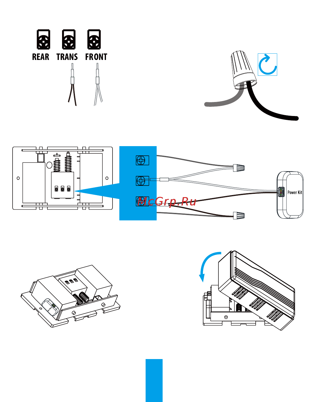 Ezviz + 3Мп внешняя камера с ИК-подсветкой DB1 CS-DB1-A0-1B3WPFR 00-00002354 [5/10] Схема подключения