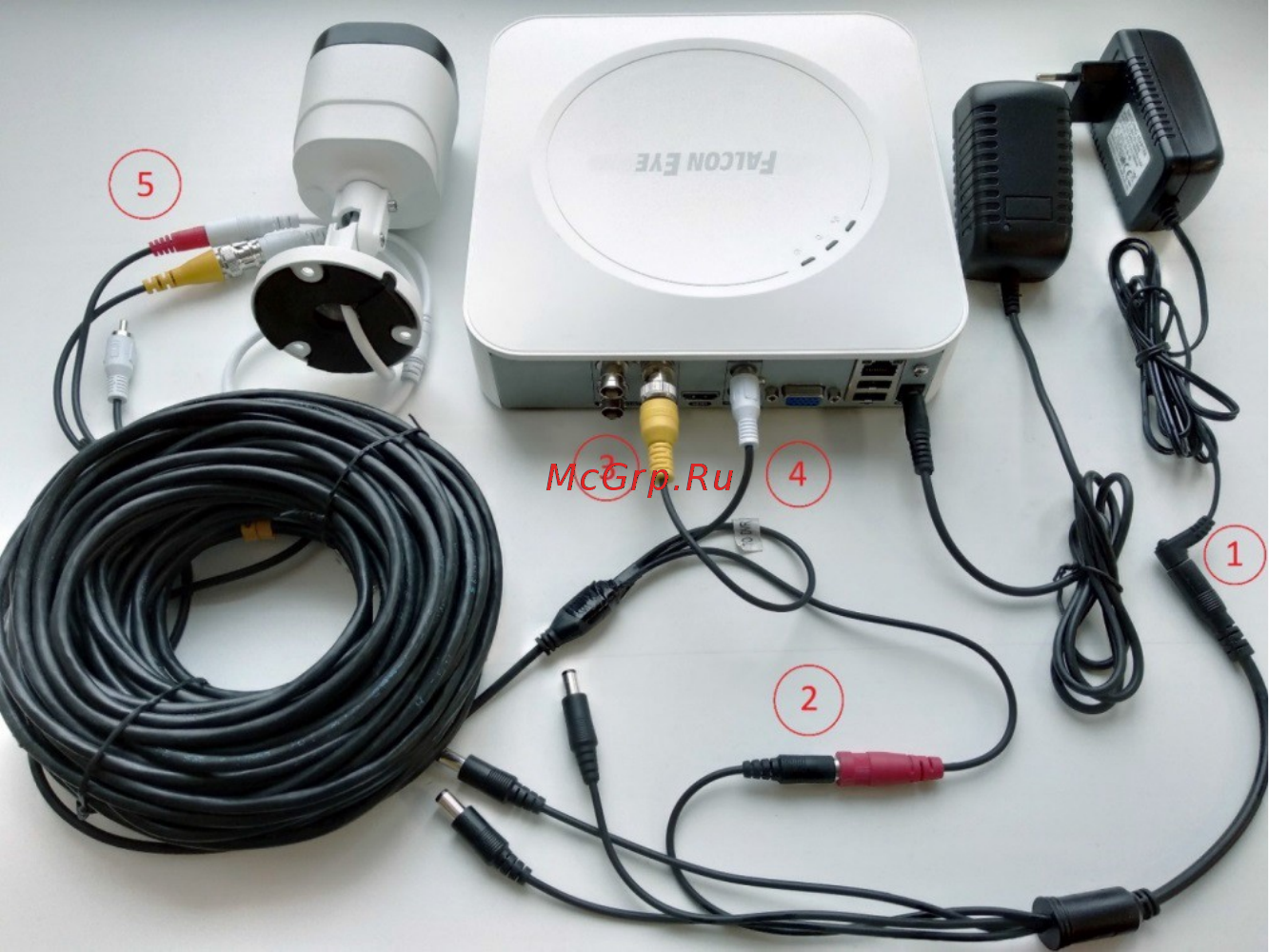 Falcon Eye FE-MHD2216 [4/11] Внимание комплектные камеры без микрофонов