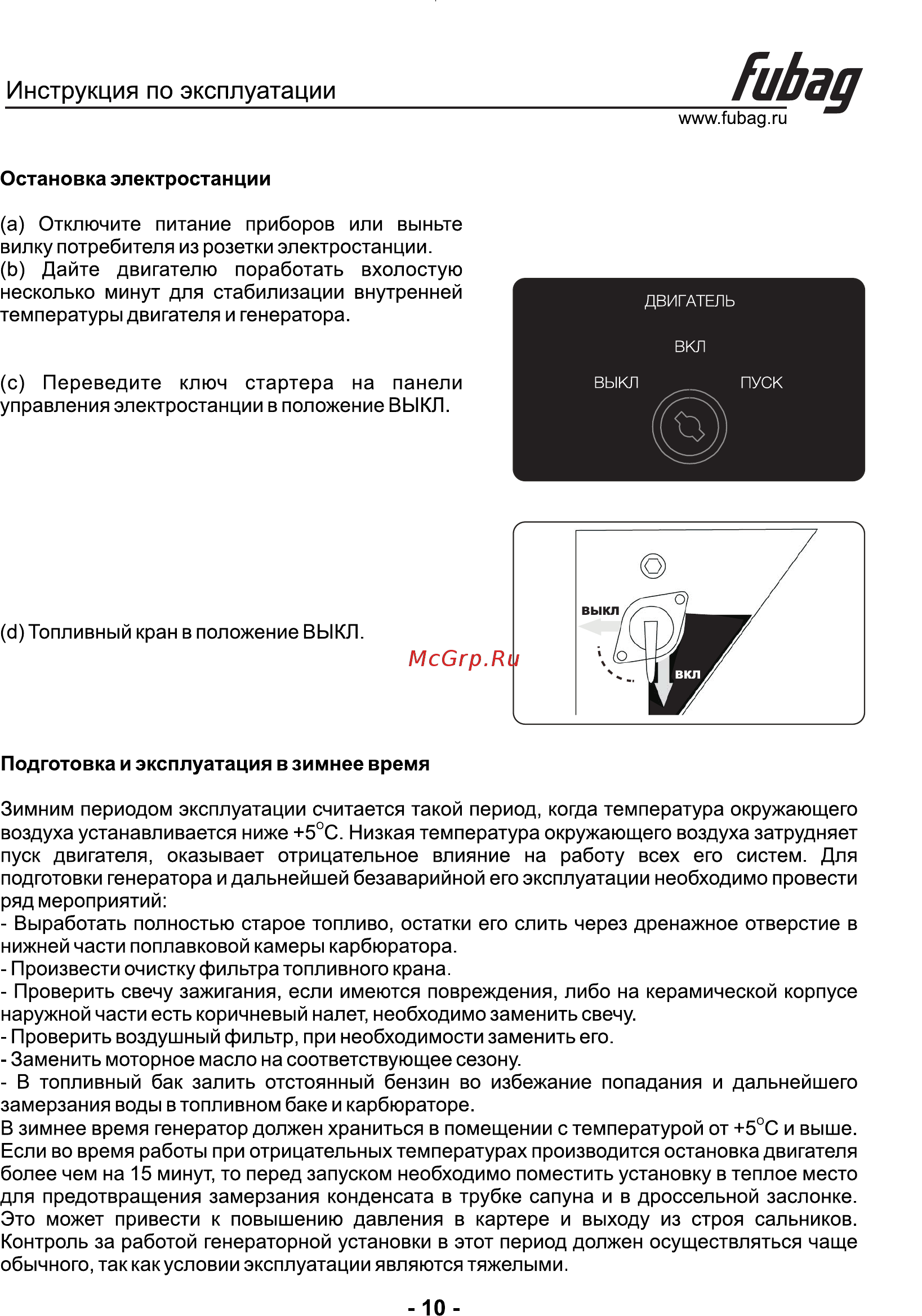 Fubag BS 17000 A ES 431242 Инструкция по эксплуатации онлайн [11/17] 830343