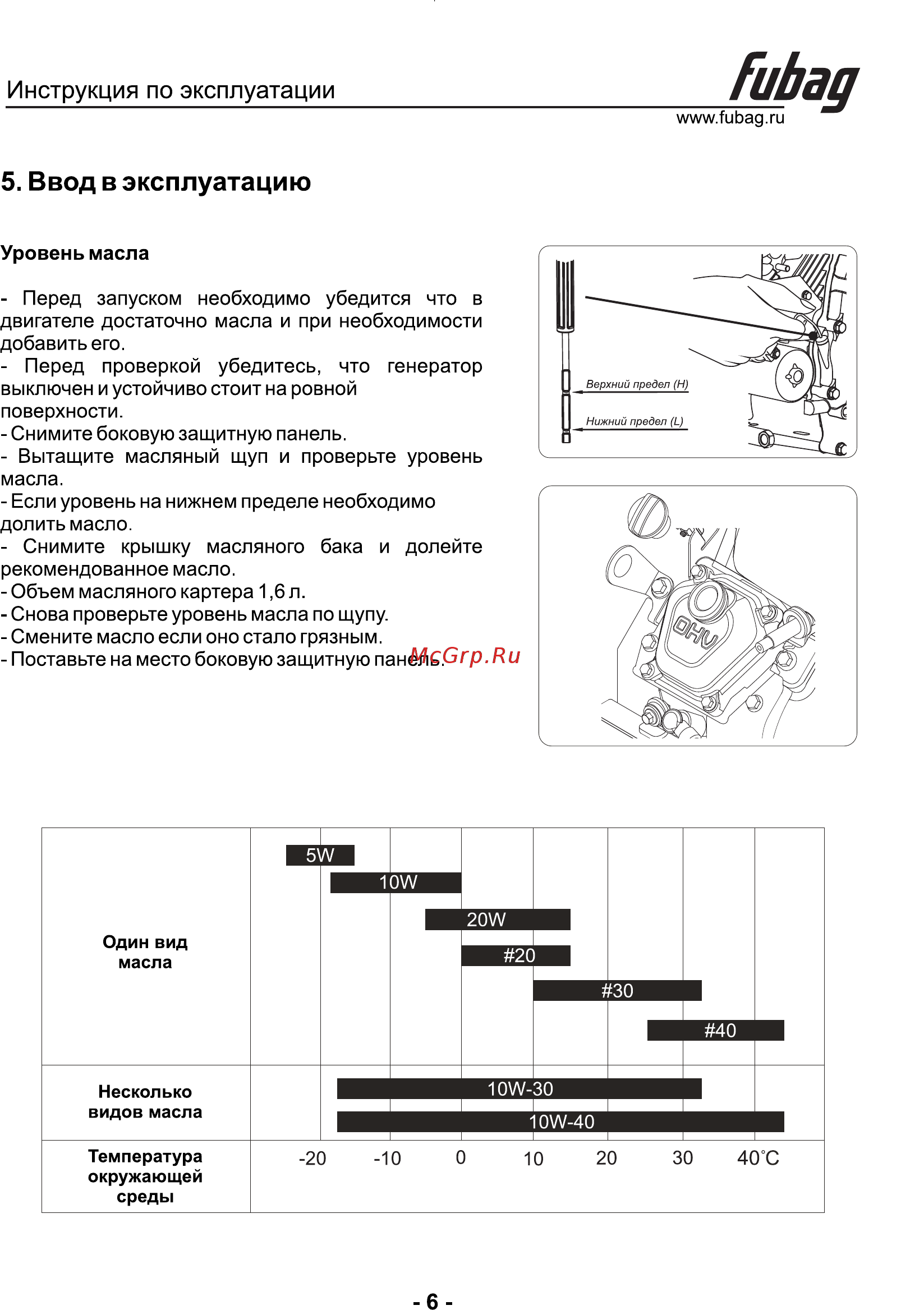 Fubag BS 17000 A ES Инструкция по эксплуатации онлайн [7/17] 508362